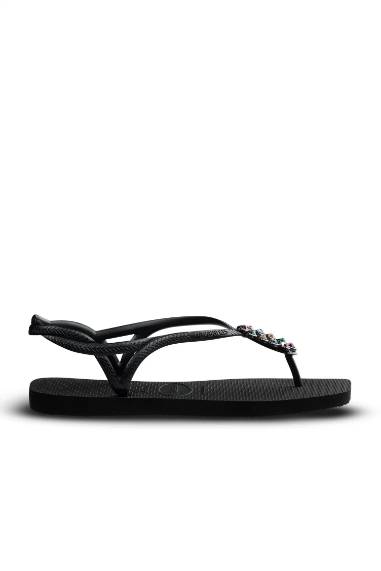 Siyah Havaianas Havaianas Kadın Aksesuarlı Sandalet