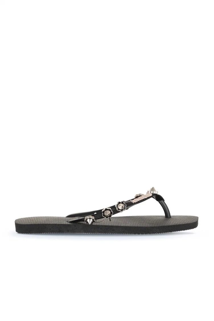 Siyah Havaianas Havaianas Slim Square Luxury Kadın Terlik
