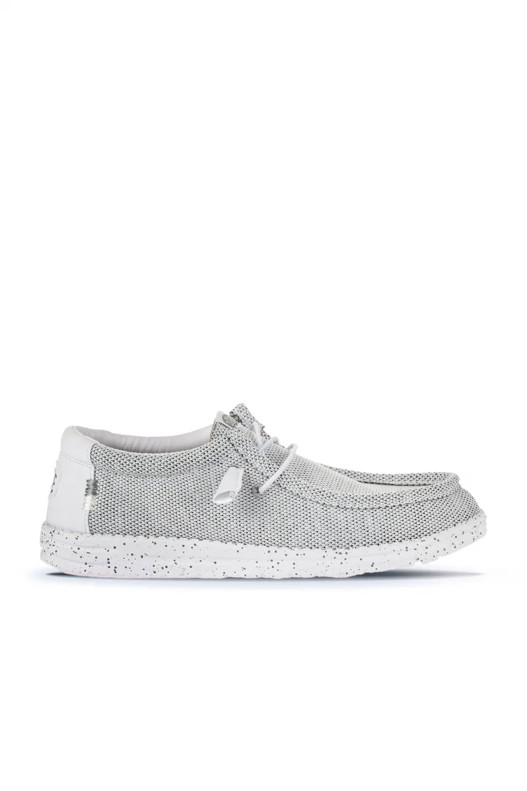 STONE WHITE HD Hey Dude Wally Break Stitch Erkek Ayakkabı