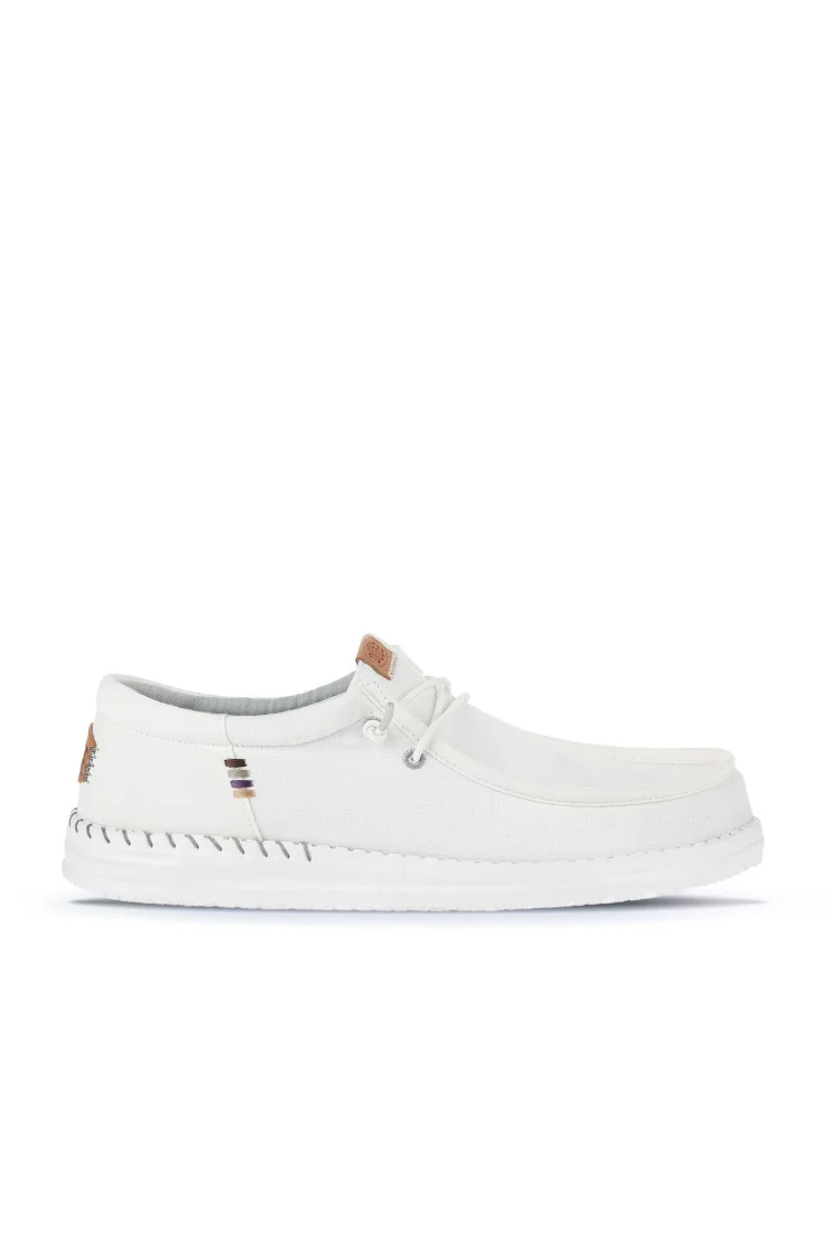 STONE WHITE HD Hey Dude Wally Break Stitch Erkek Ayakkabı