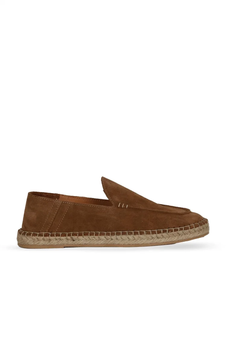 Taba Süet Erkek Espadril Ayakkabı