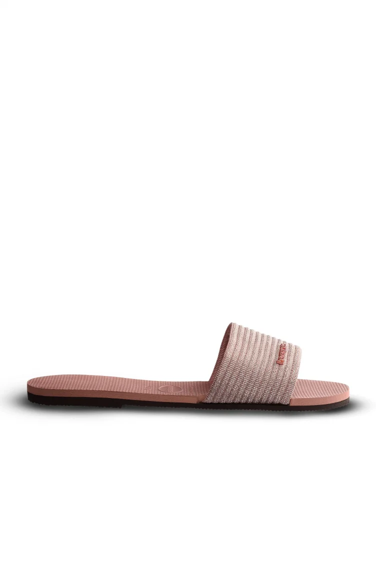 Uçuk Pembe Havaianas Havaianas Kadın Düz Metal Logolu Terlik