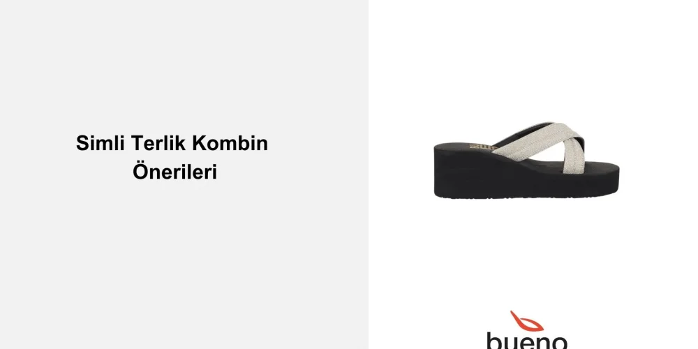 Simli Terlik Nasıl Kombinlenir?