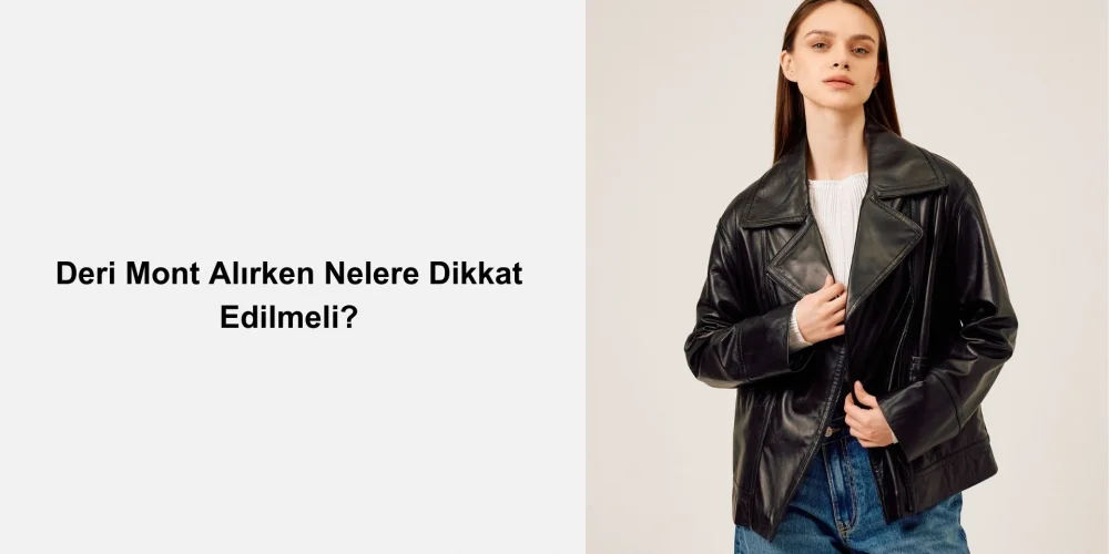 Deri Mont Alırken Nelere Dikkat Edilmeli?