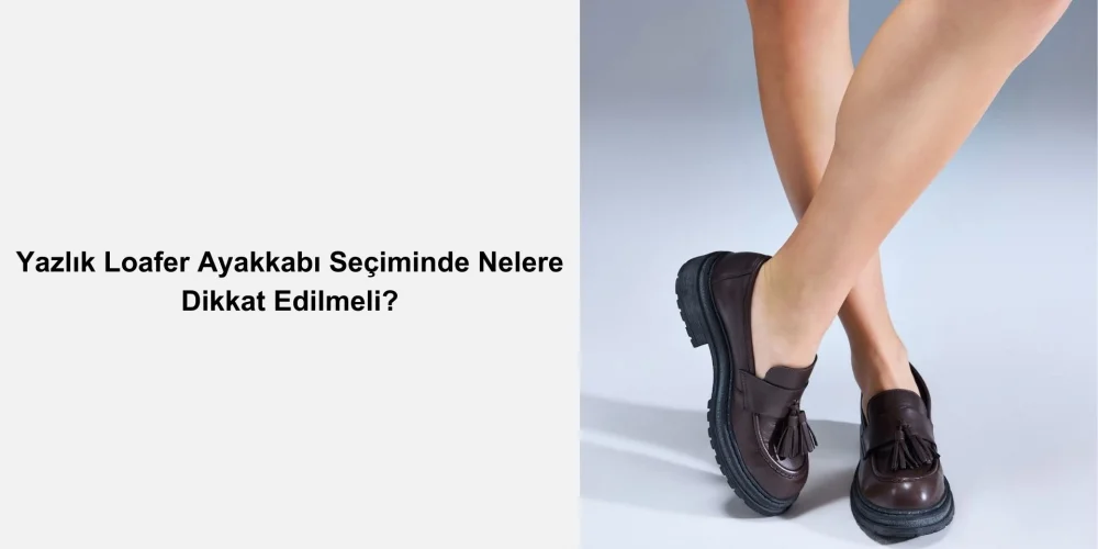 Yazlık Loafer Ayakkabı Seçiminde Nelere Dikkat Edilmeli?