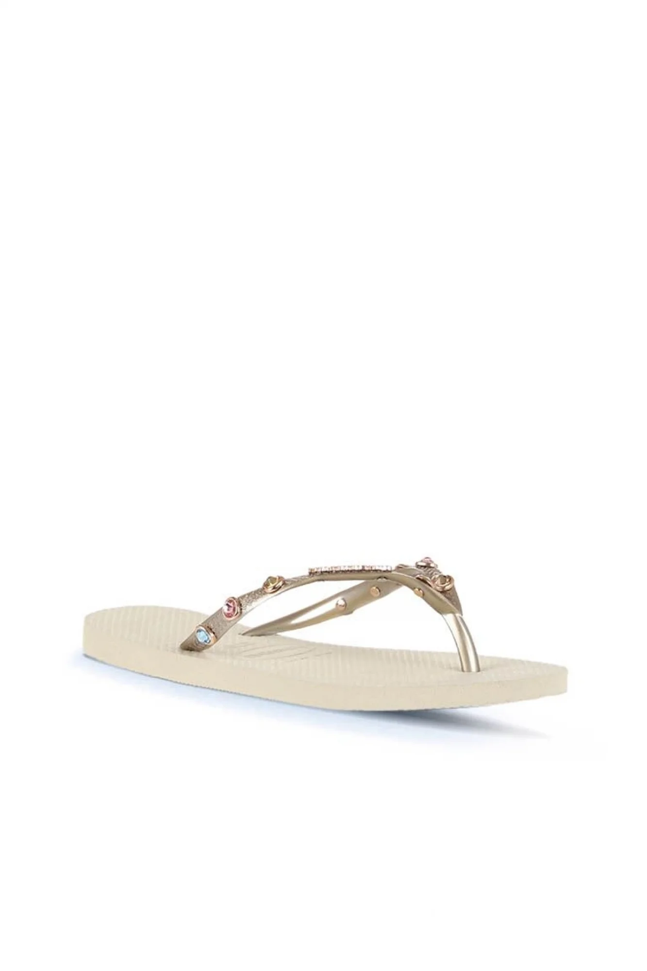 Bej Havaianas Havaianas Slim Square Luxury Kadın Terlik