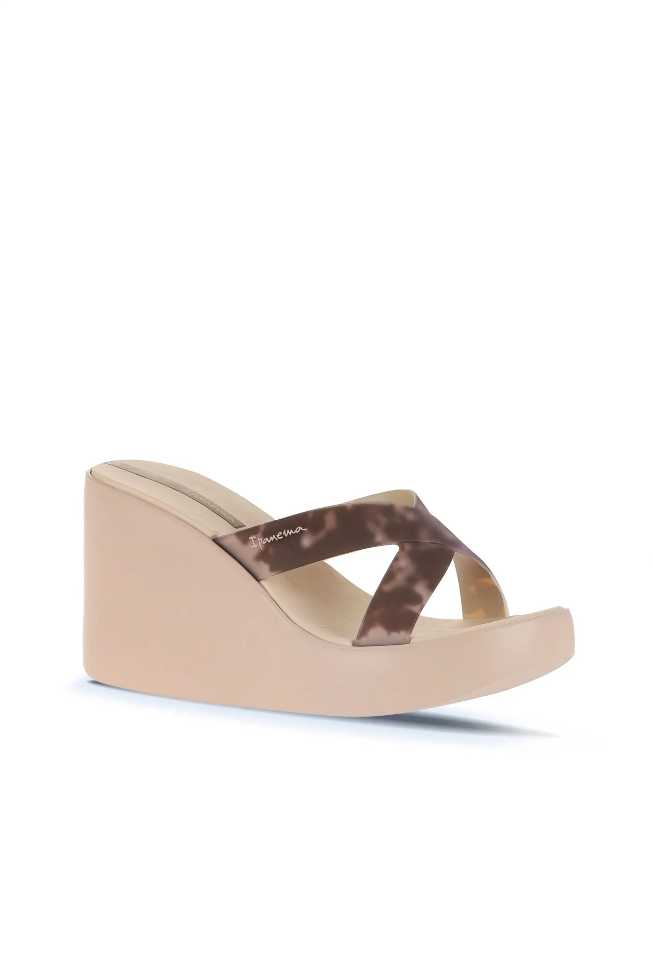 Bej Ip Ipanema High Fashion Slide Kadın