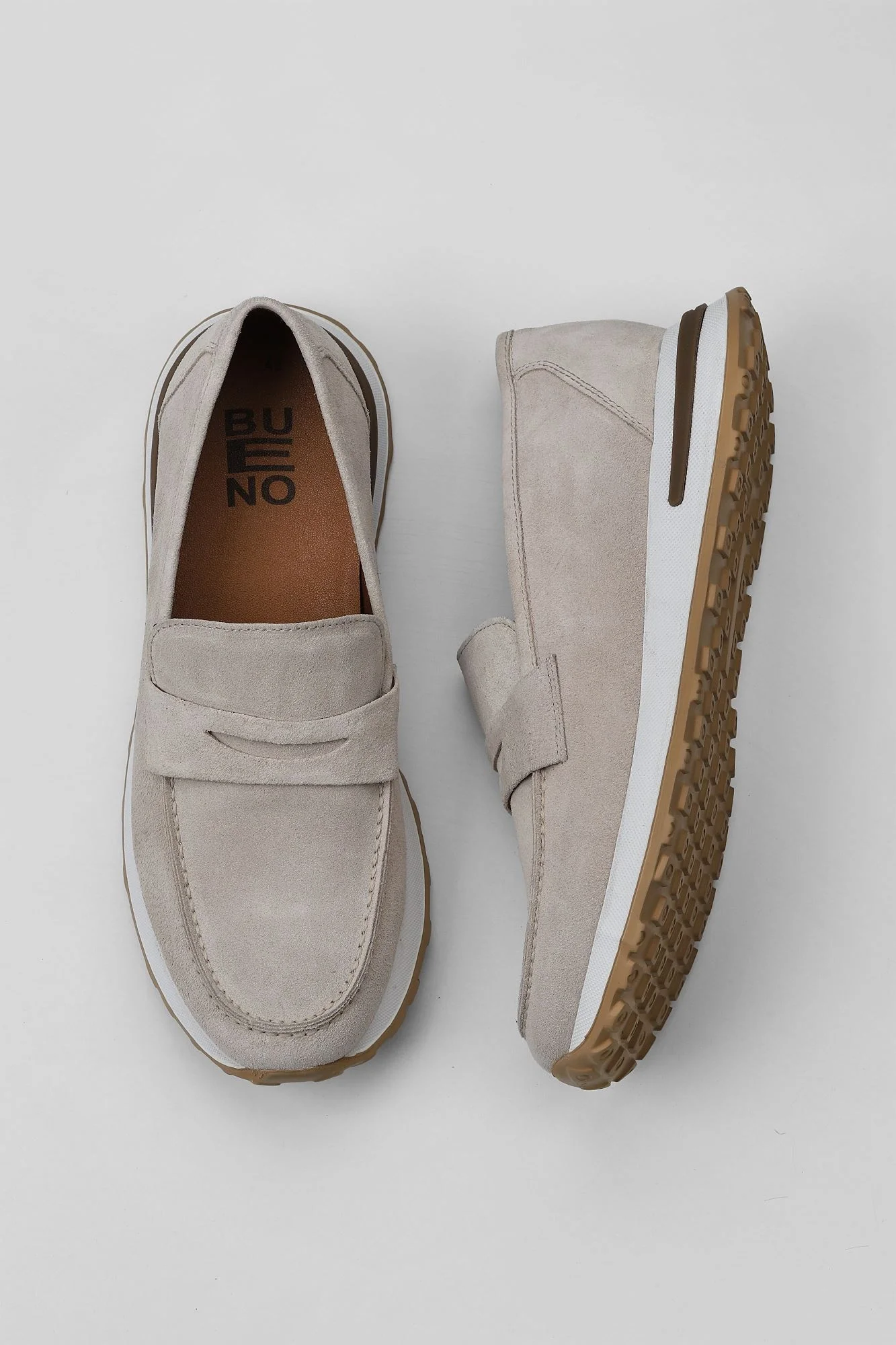Bej Süet Erkek Loafer
