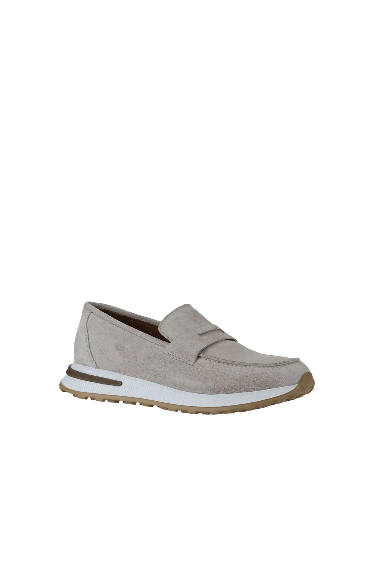 Bej Süet Erkek Loafer