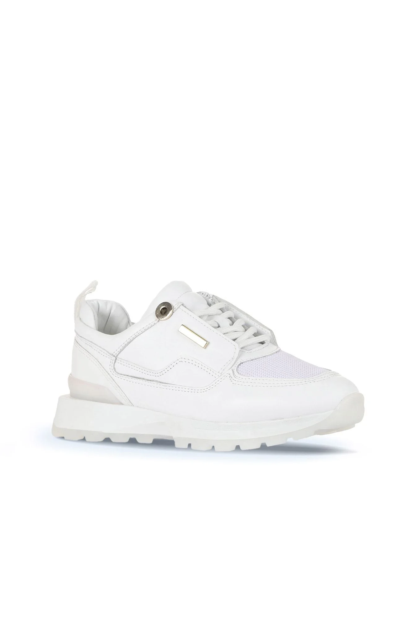 Beyaz Deri Kadın Sneakers