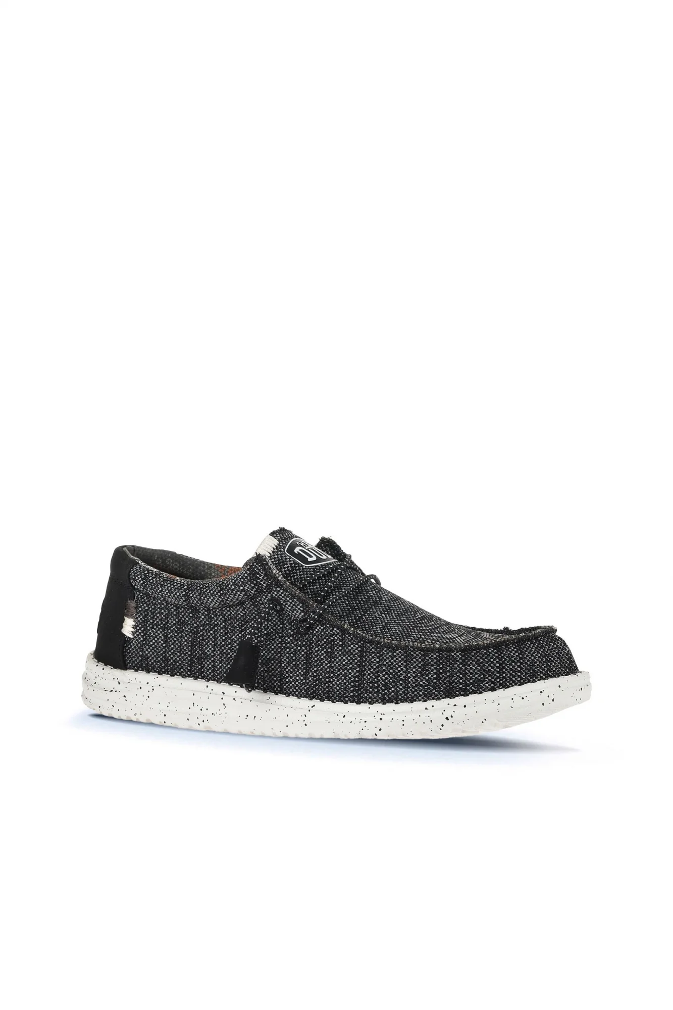 BLACK WHITE HD Hey Dude Wally Sox Erkek Ayakkabı