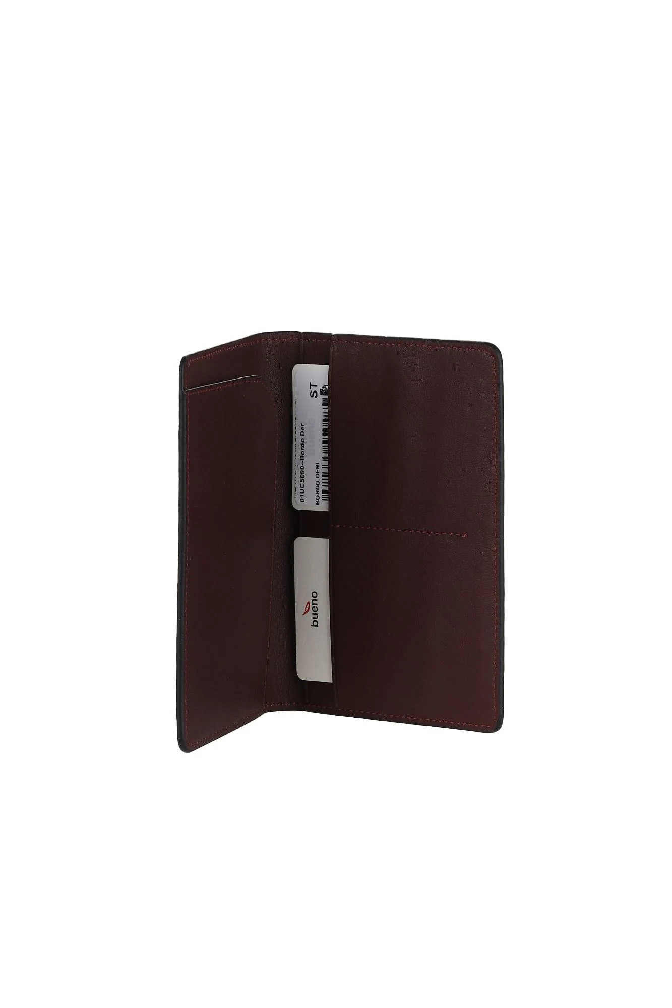 Bordo Deri Unisex Kartlık