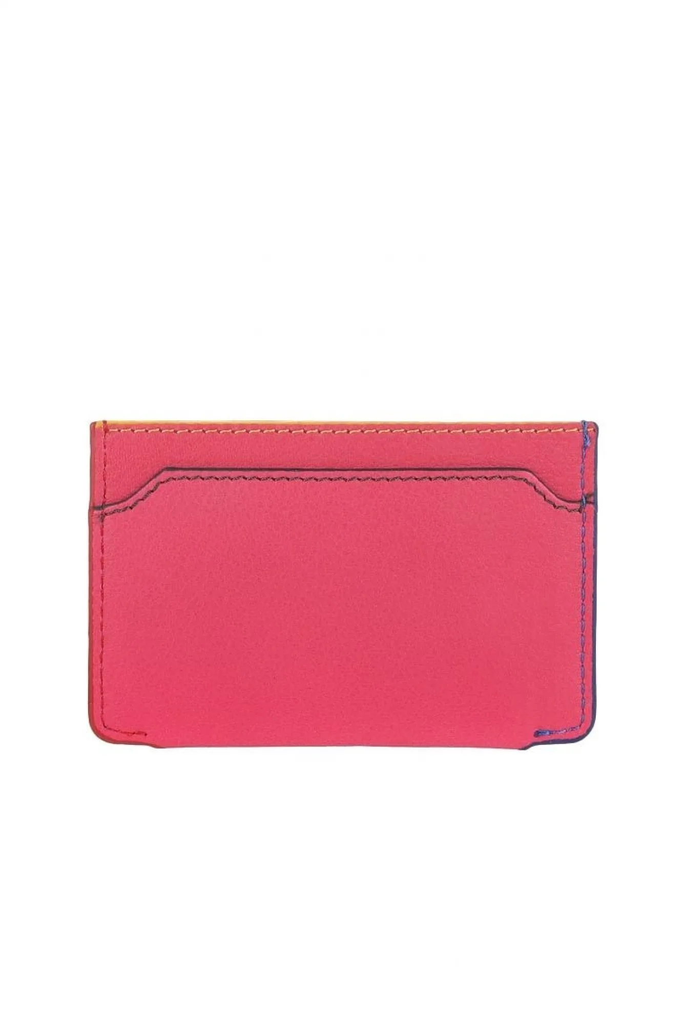 Fuşya Koyu Deri Unisex Kartlık