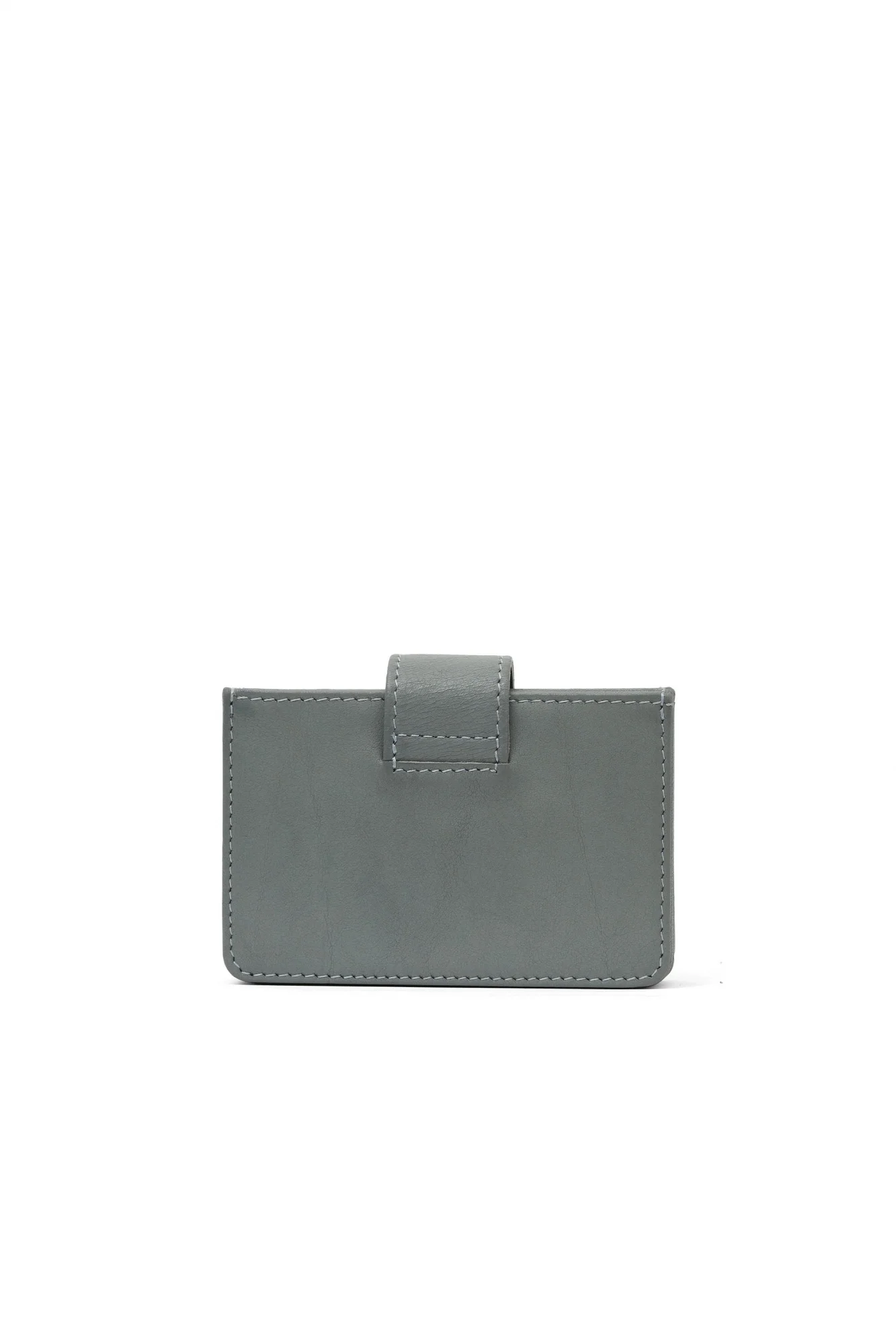Gri Açık Deri Unisex Kartlık