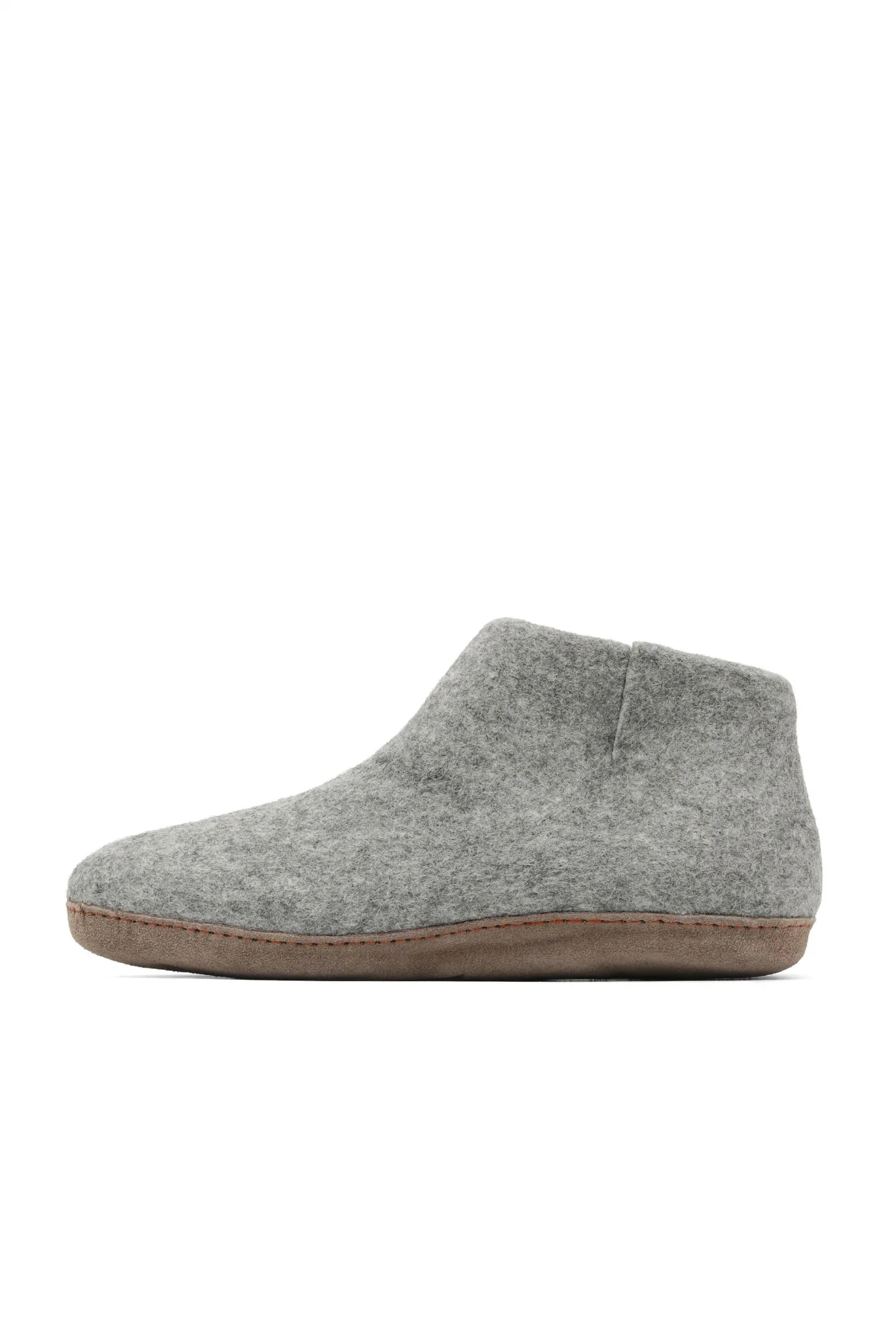 Gri Açık Keçe Tofvel Unisex ev terliği