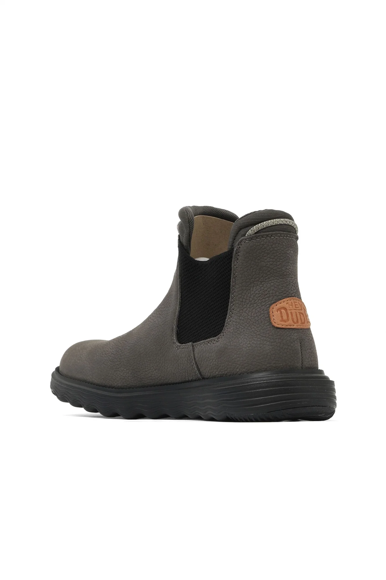 Gri Deri Hey Dude Branson Boot Craft Erkek Ayakkabı