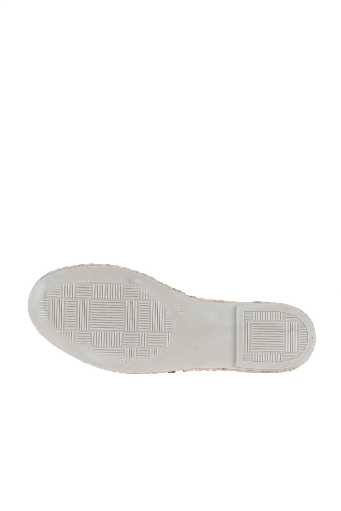 Gri Koyu Alf Süet Kadın Espadril Sandalet