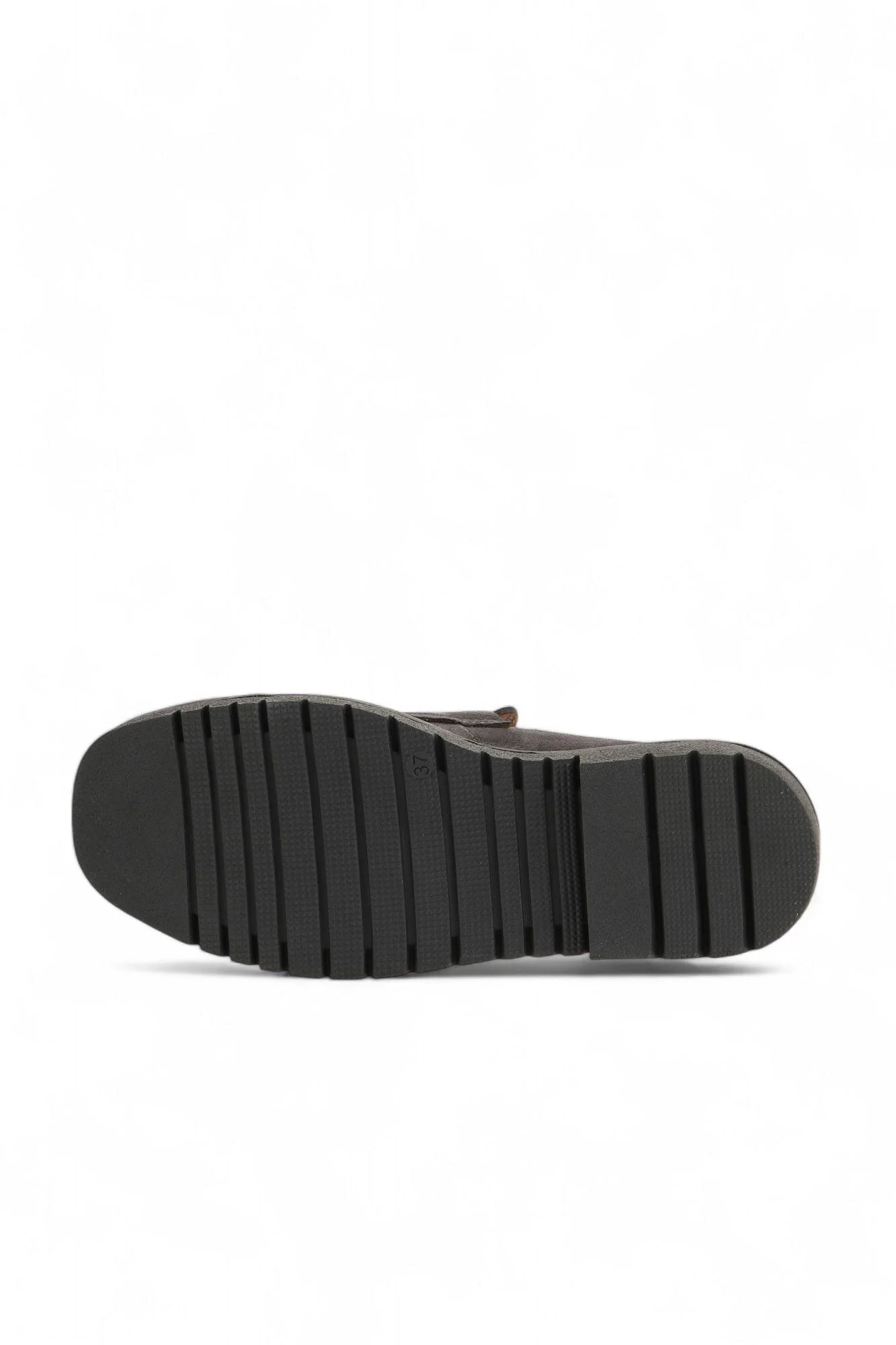 Gri Süet Kadın Loafer