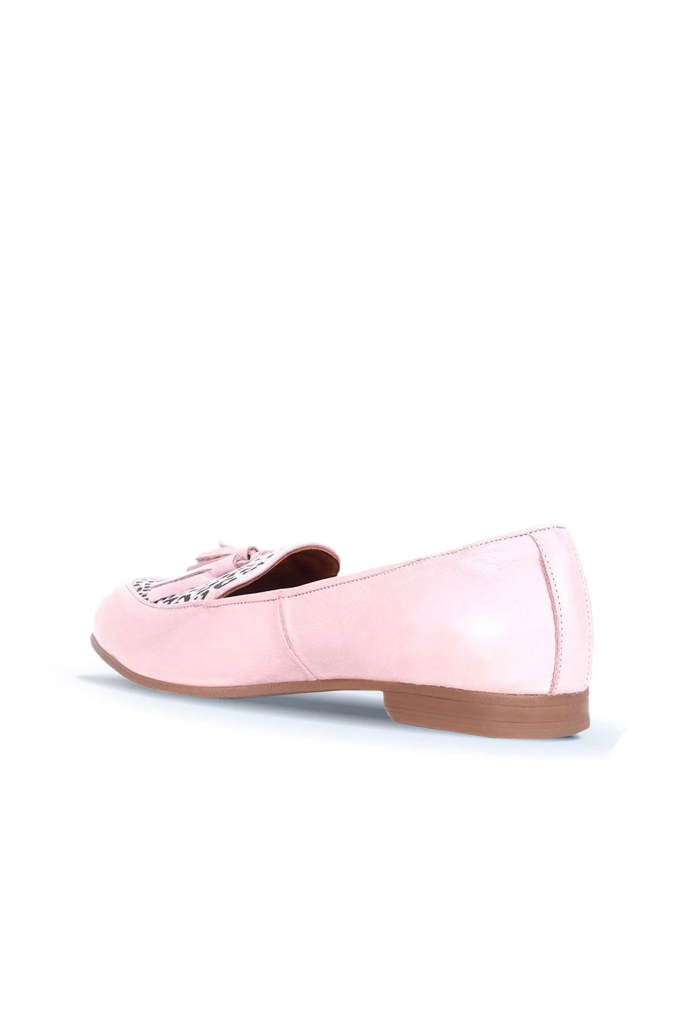 Gül Kurusu Deri Kadın Loafer