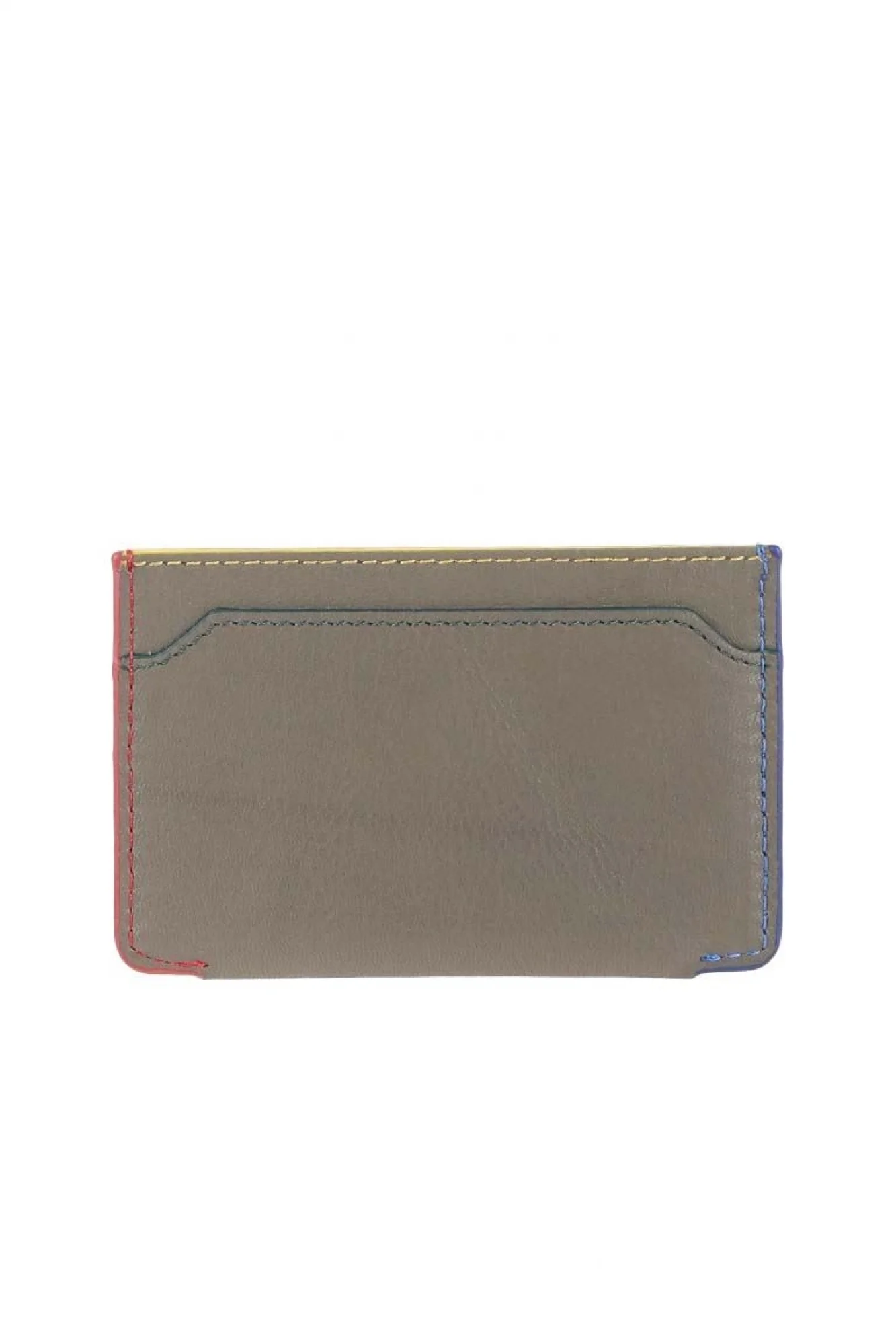 Haki Deri Unisex Kartlık
