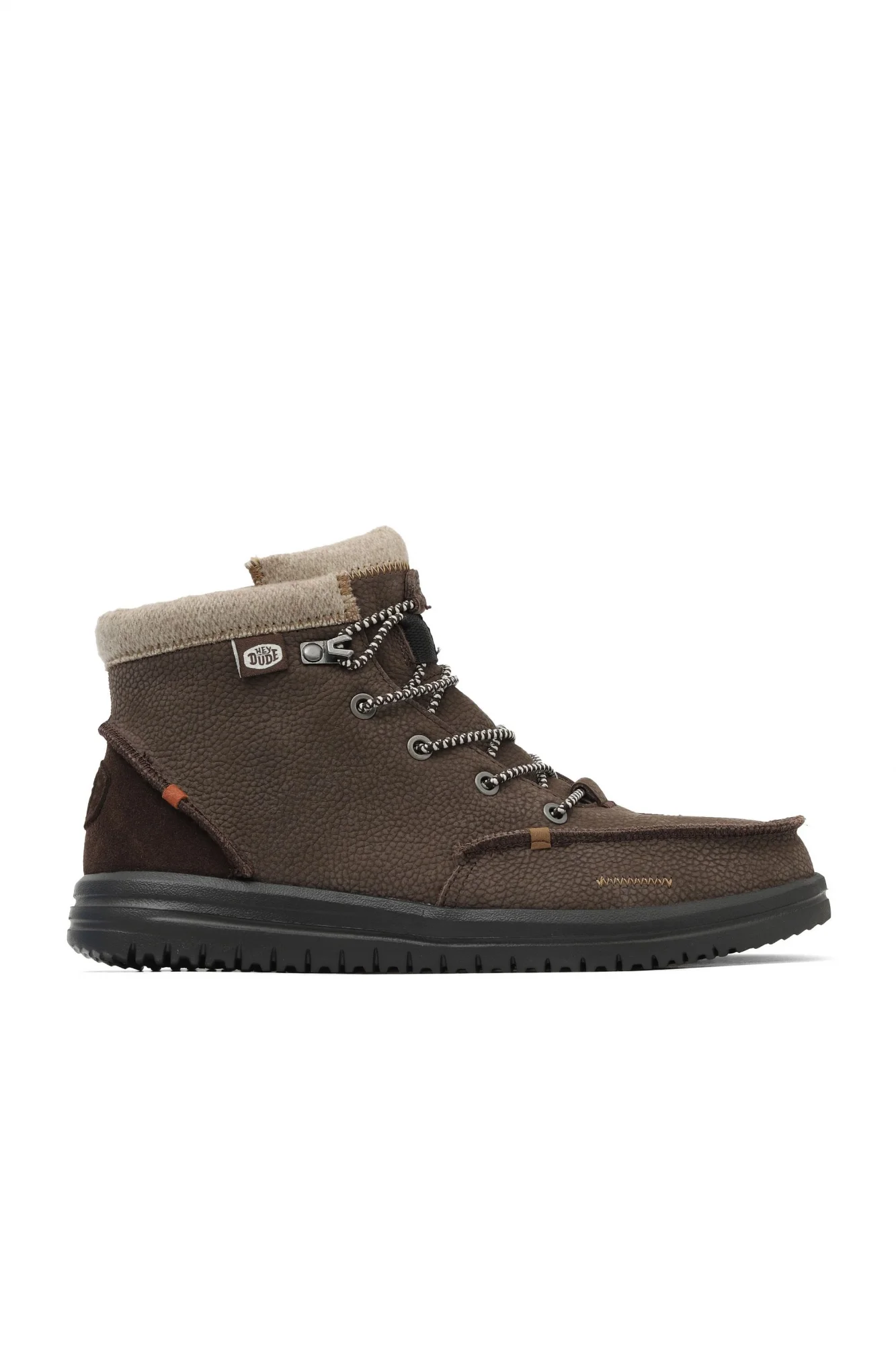 Kahverengi Deri Hey Dude Bradley Boot Erkek Ayakkabı