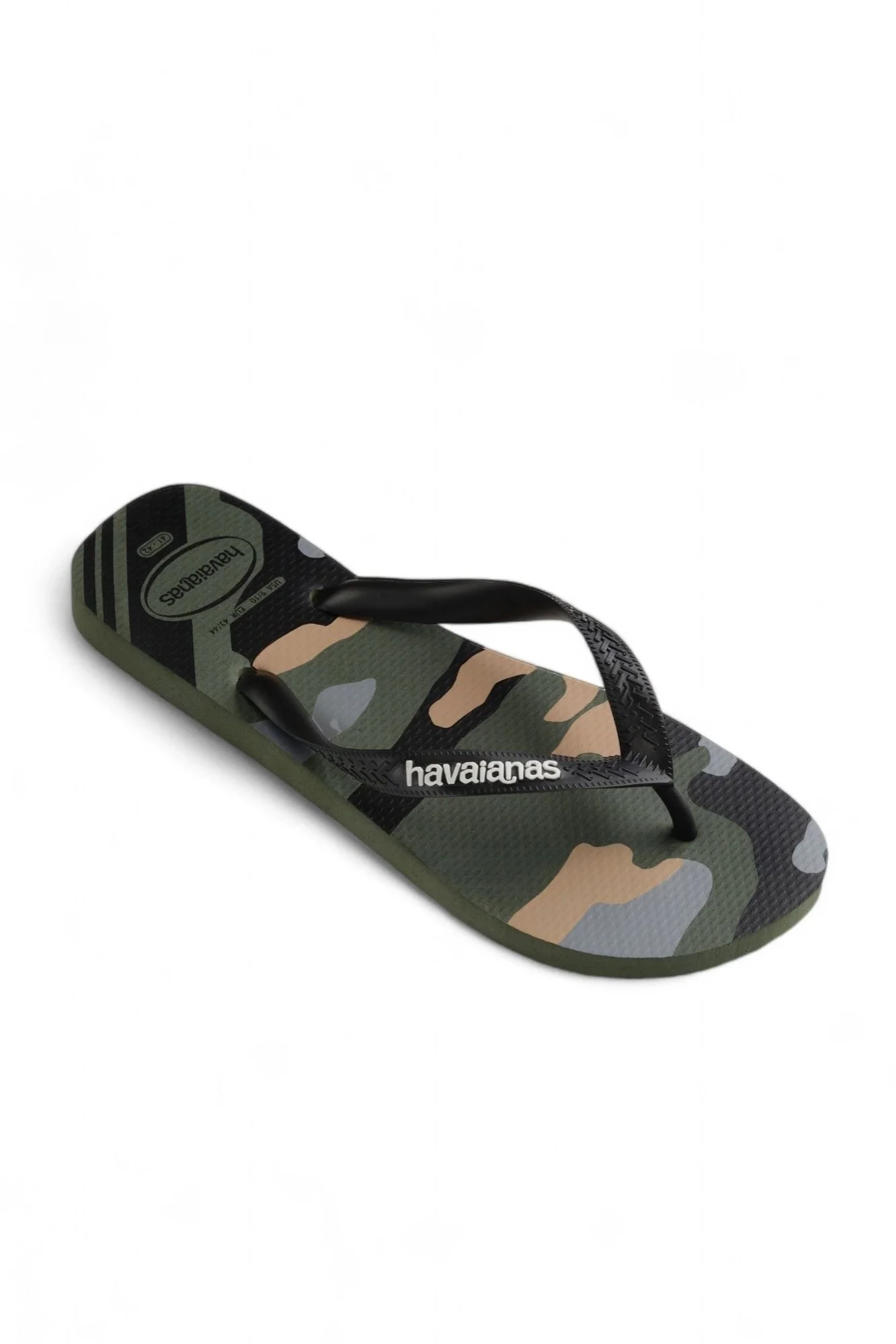 Koyu Yeşil Havaianas HAVAIANAS TOP CAMU GREEN OLIVE/BLACK