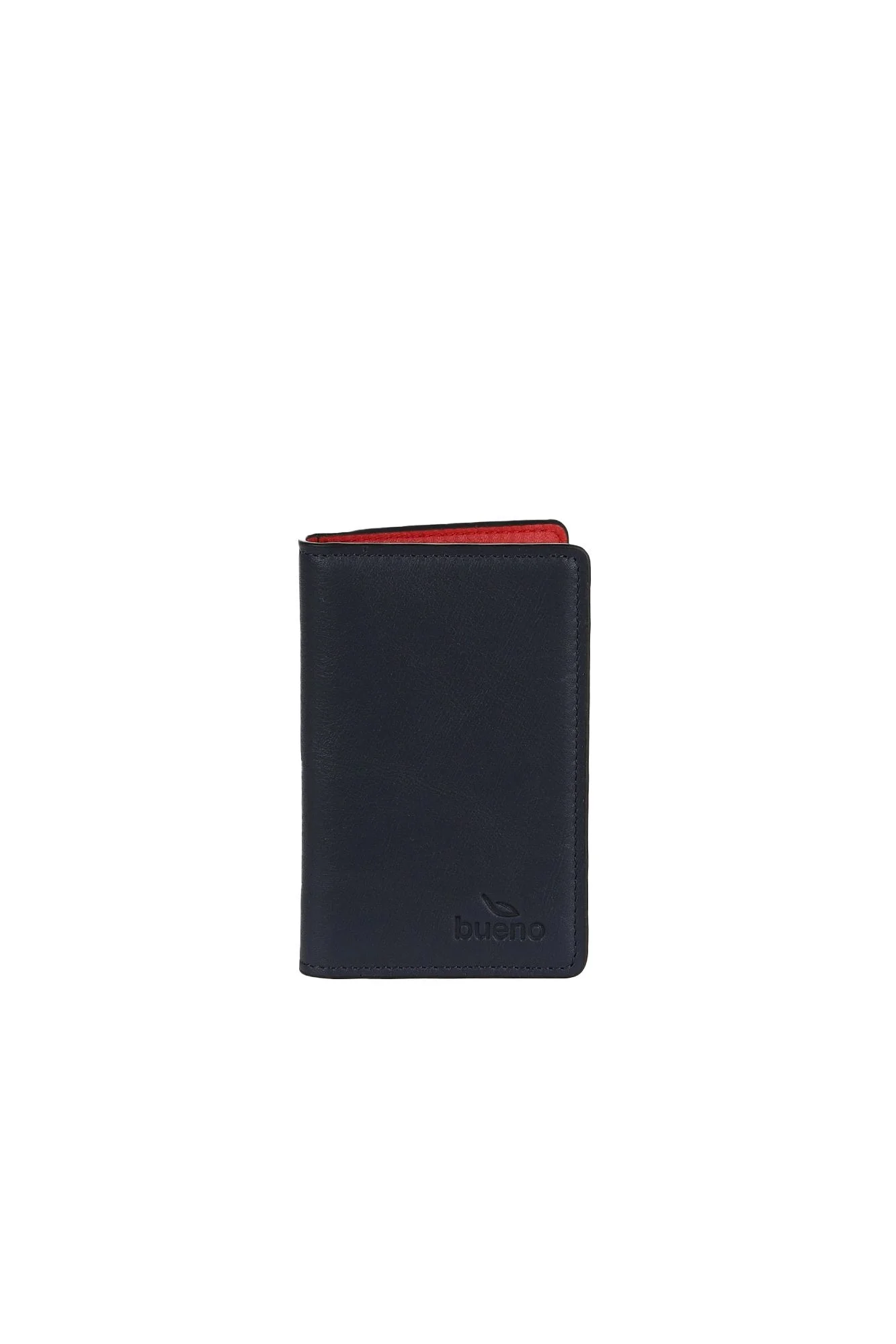 Lacivert Kırmızı Deri Unisex Kartlık