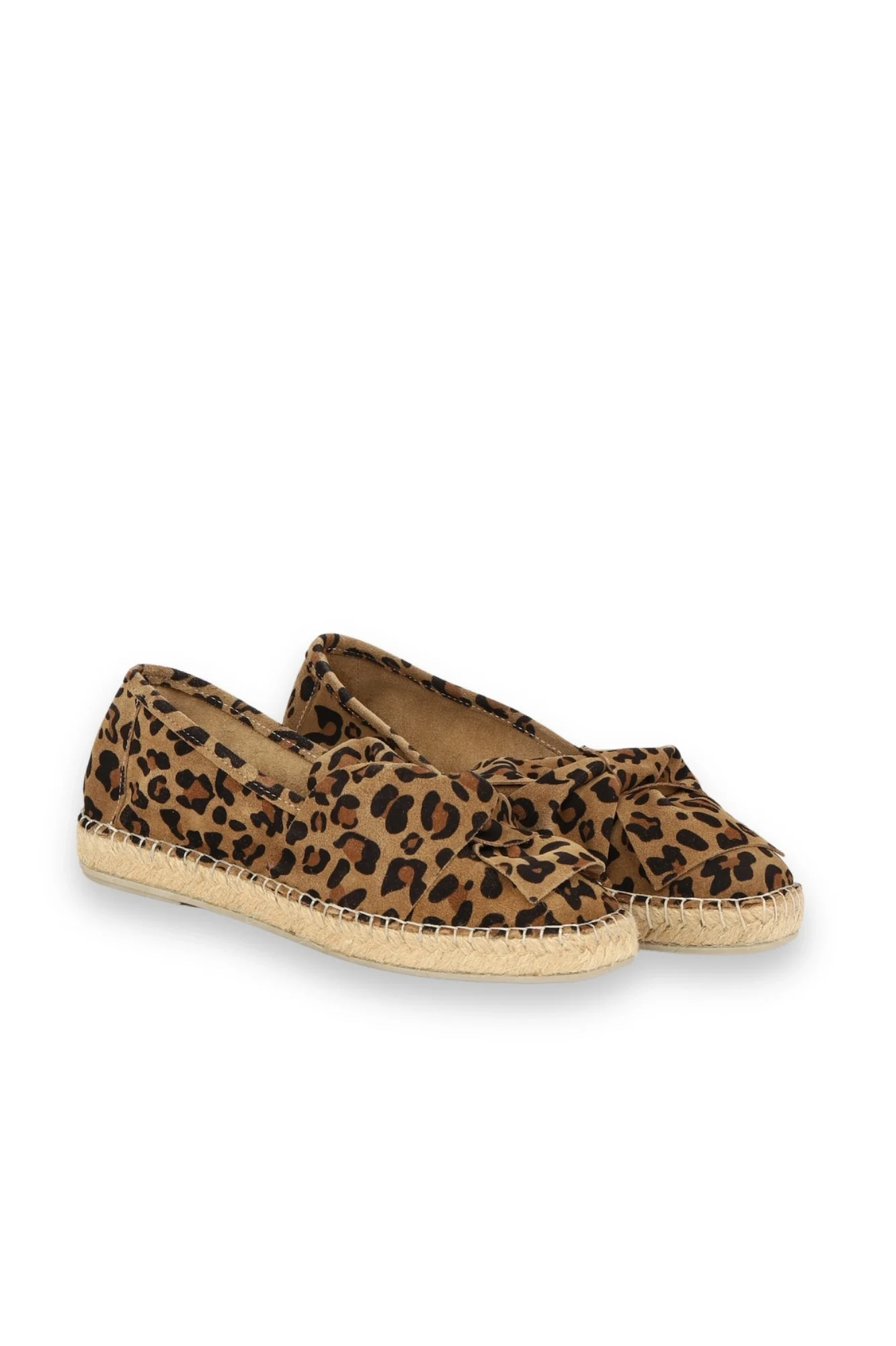Leopar Süet Kadın Düz Ayakkabı