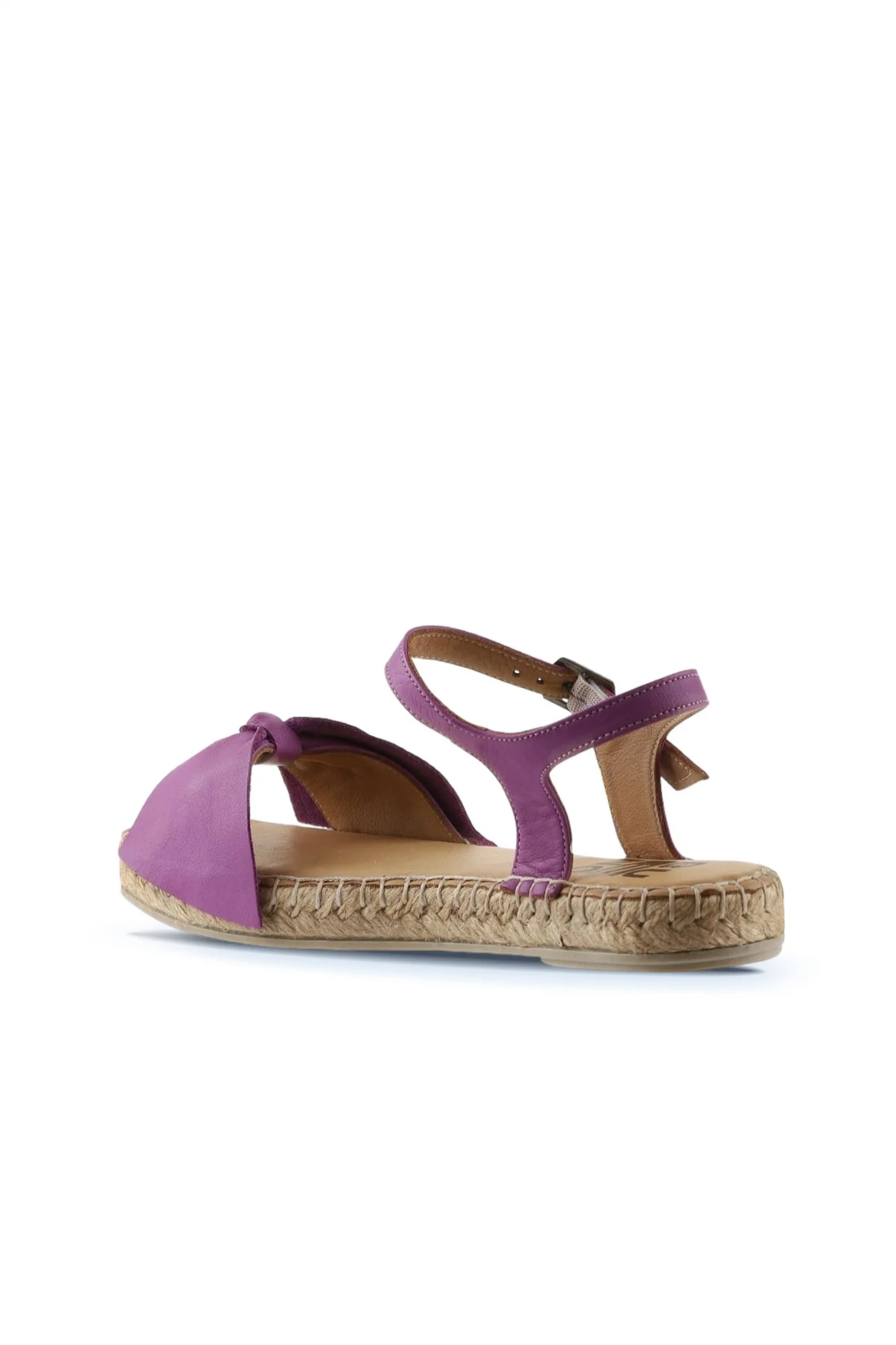 Lila Deri Kadın Espadril Sandalet