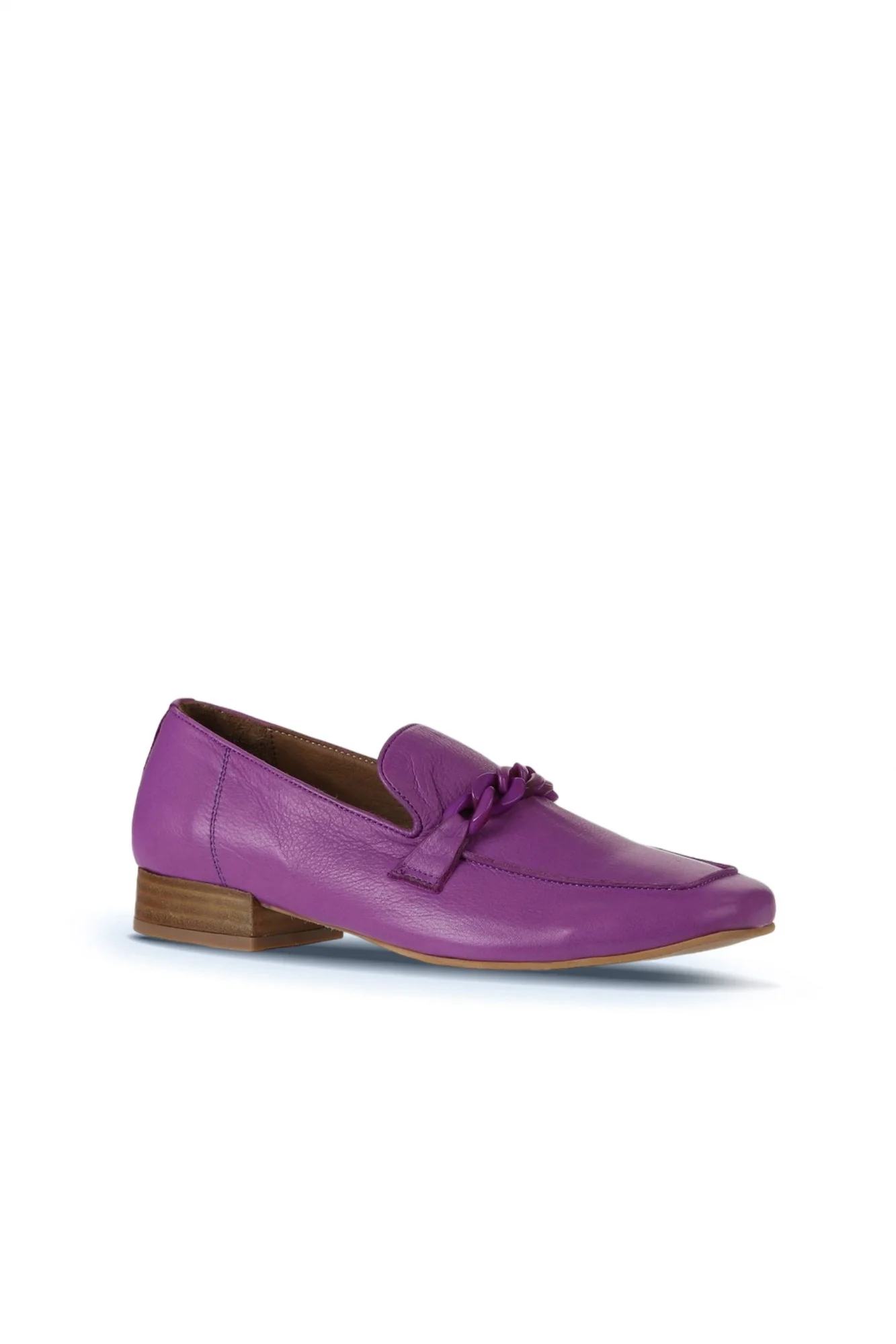 Lila Deri Kadın Loafer