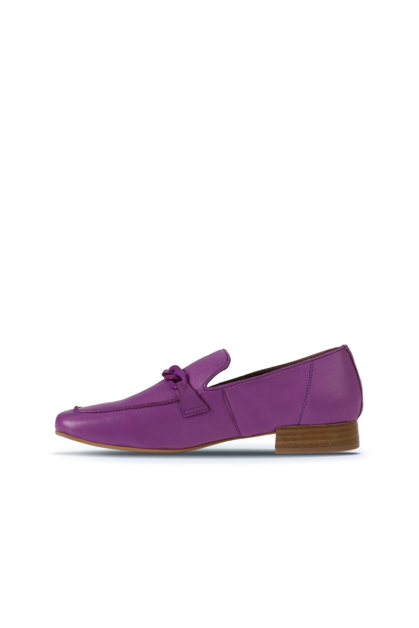 Lila Deri Kadın Loafer