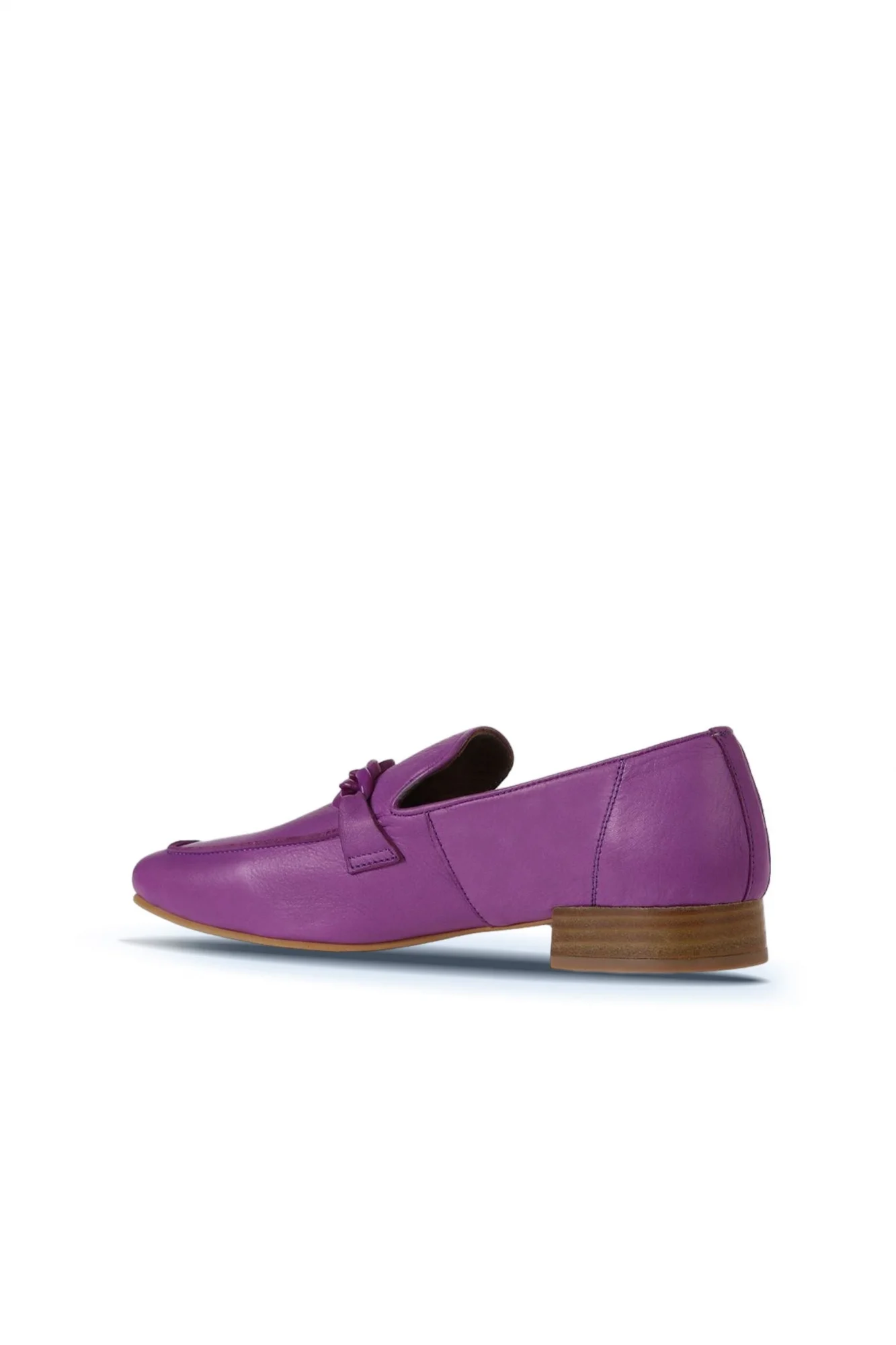 Lila Deri Kadın Loafer