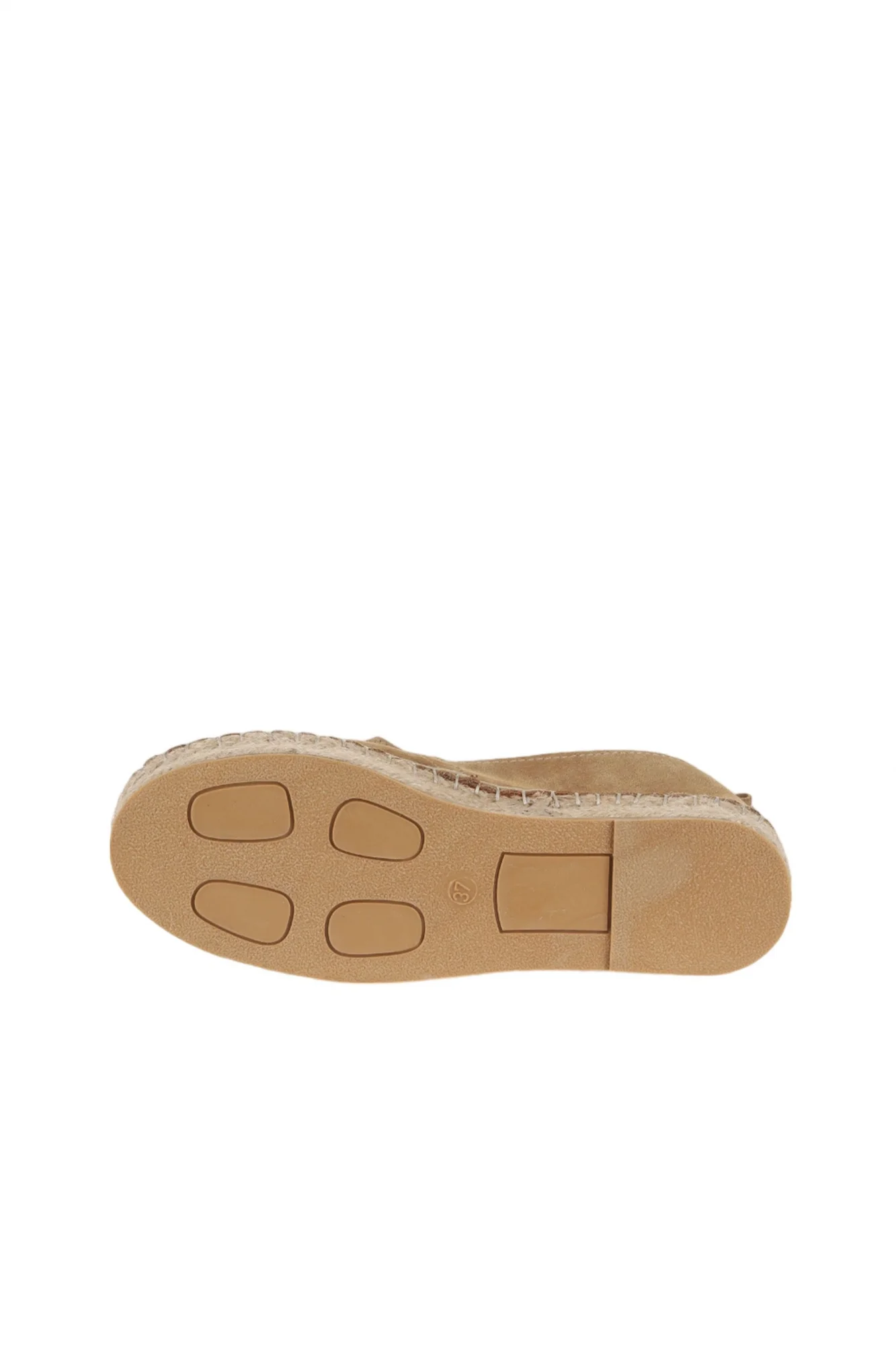 Naturel Süet Kadın Espadril Ayakkabı