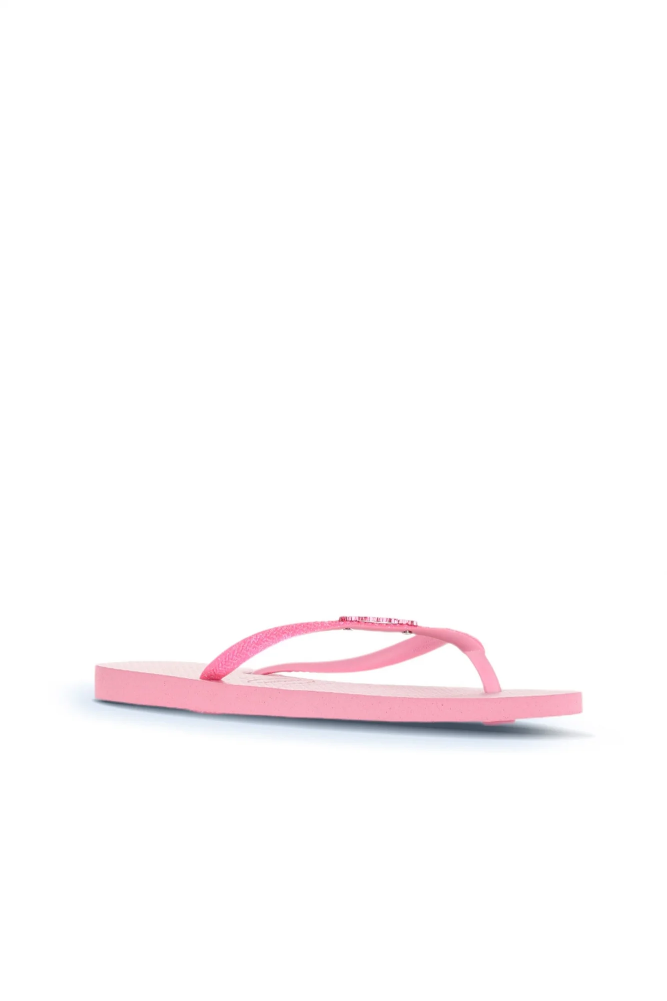 Pembe Altın Havaianas Havaianas Metal Logolu Kadın Terlik
