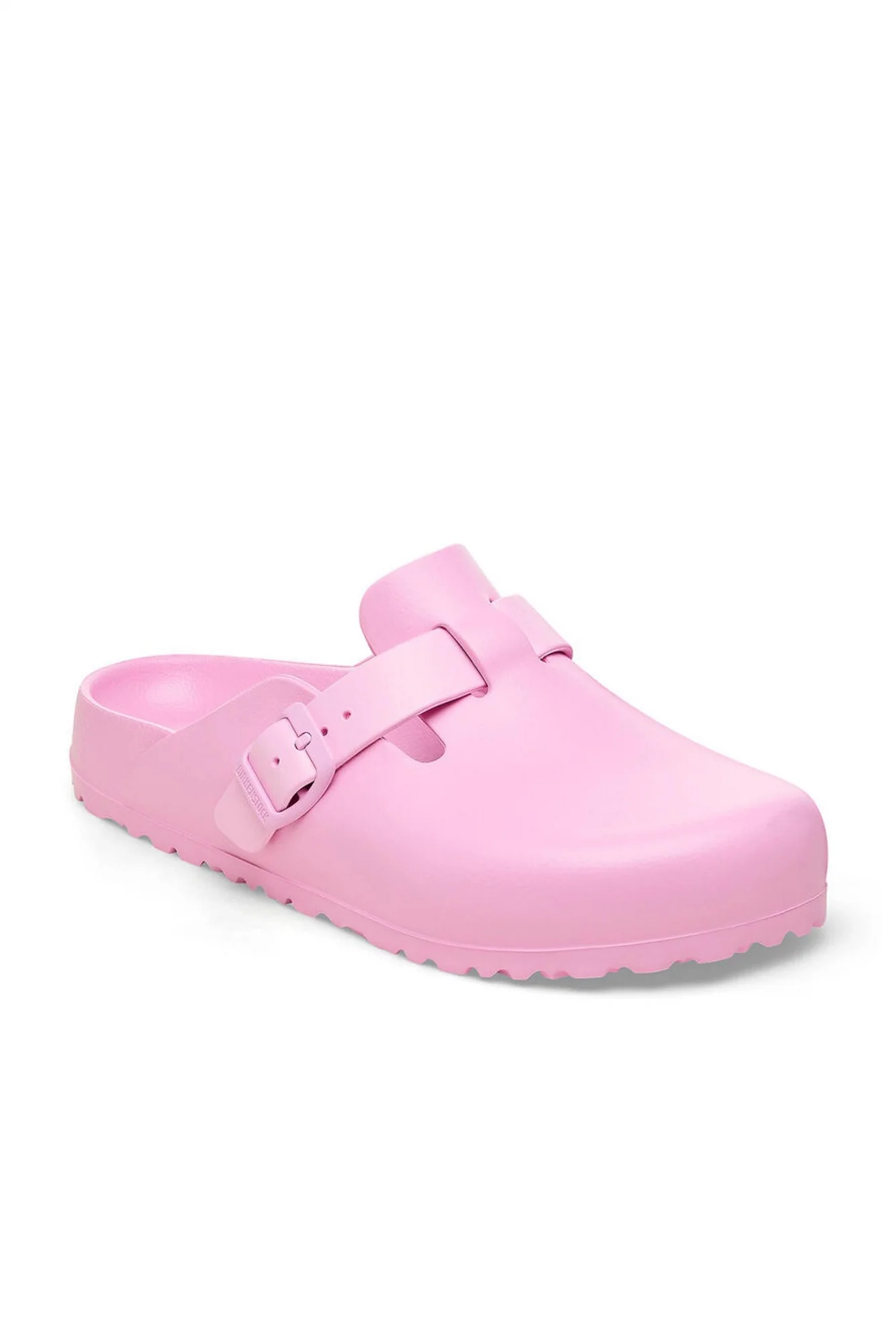 Pembe Bırkenstock Boston Braided Bayan Terlik