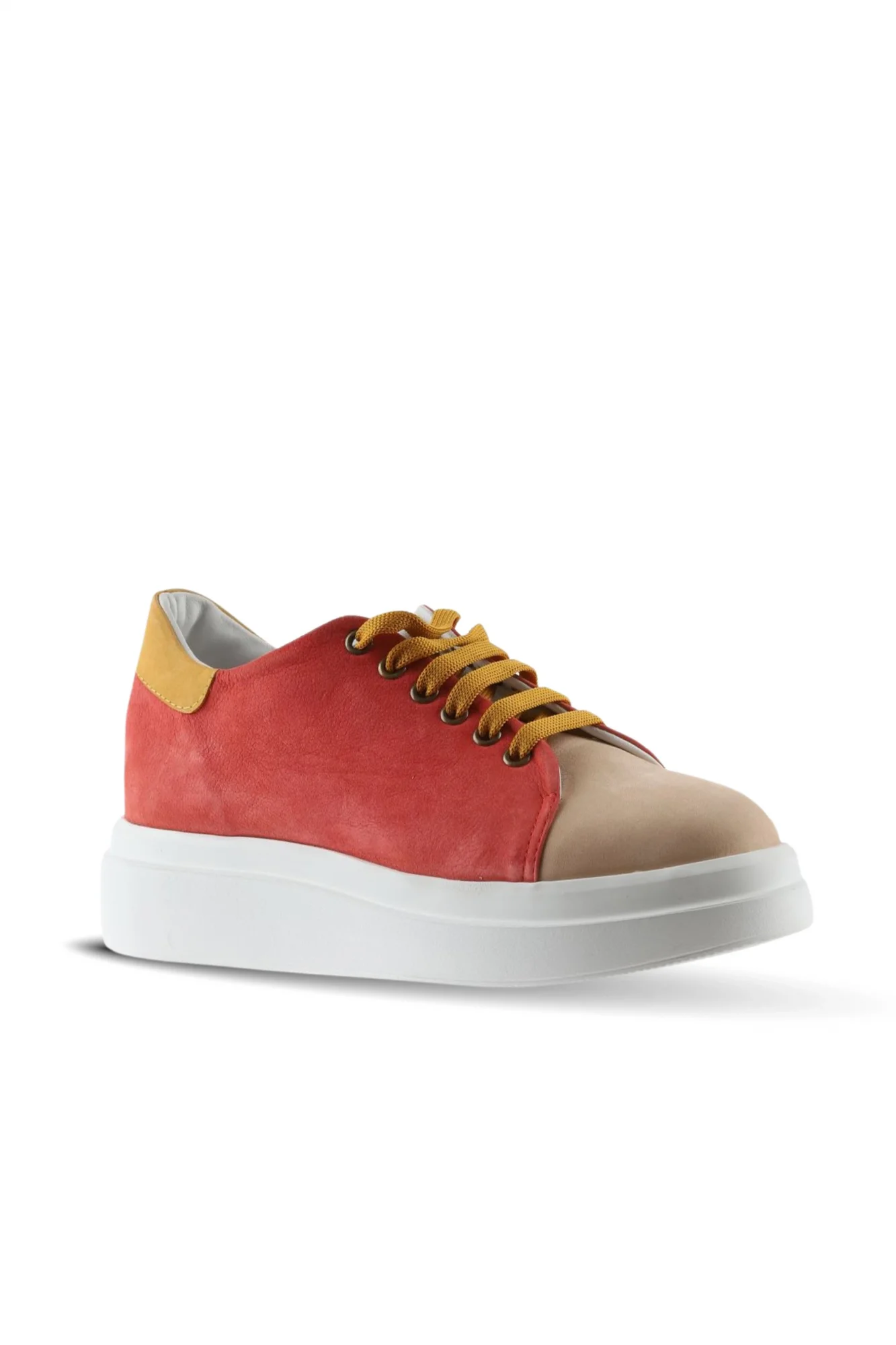 Pudra Multi Nubuk Kadın Sneakers