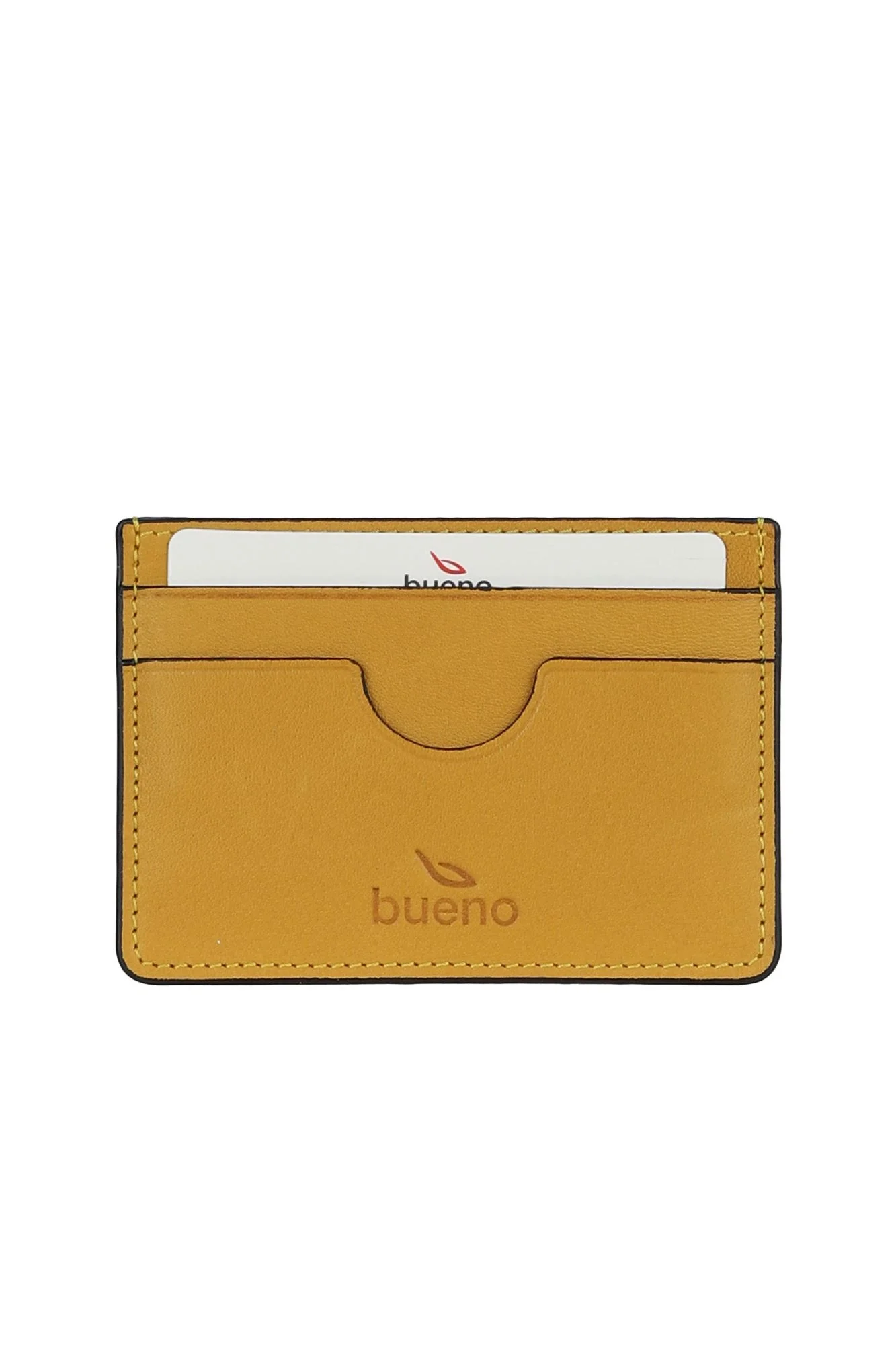 Sarı Deri Unisex Kartlık