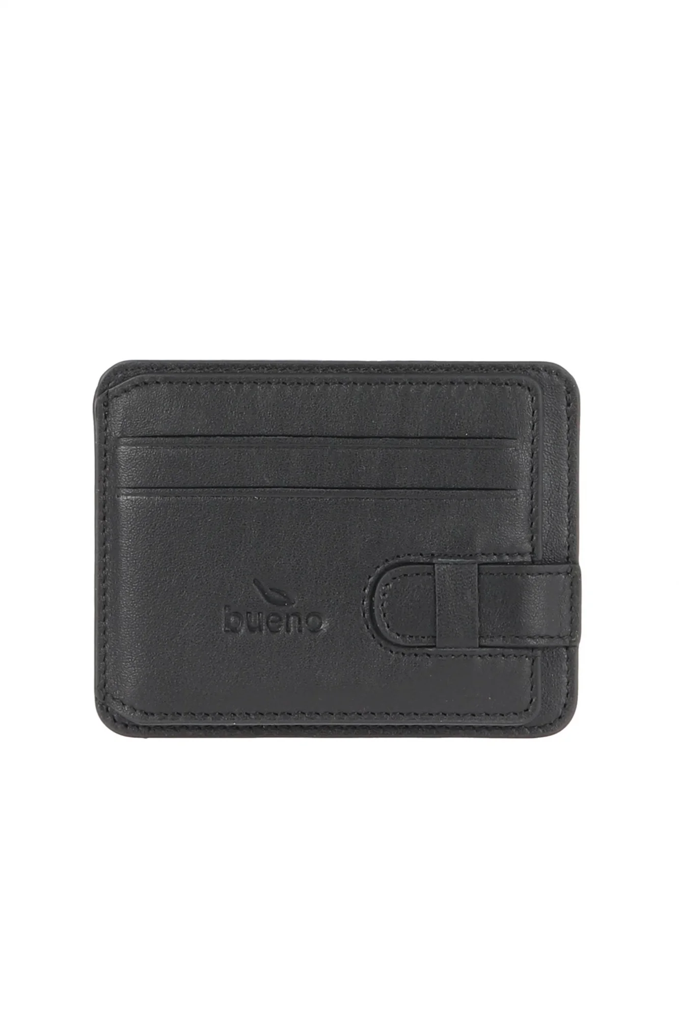 Siyah Deri Unisex Kartlık
