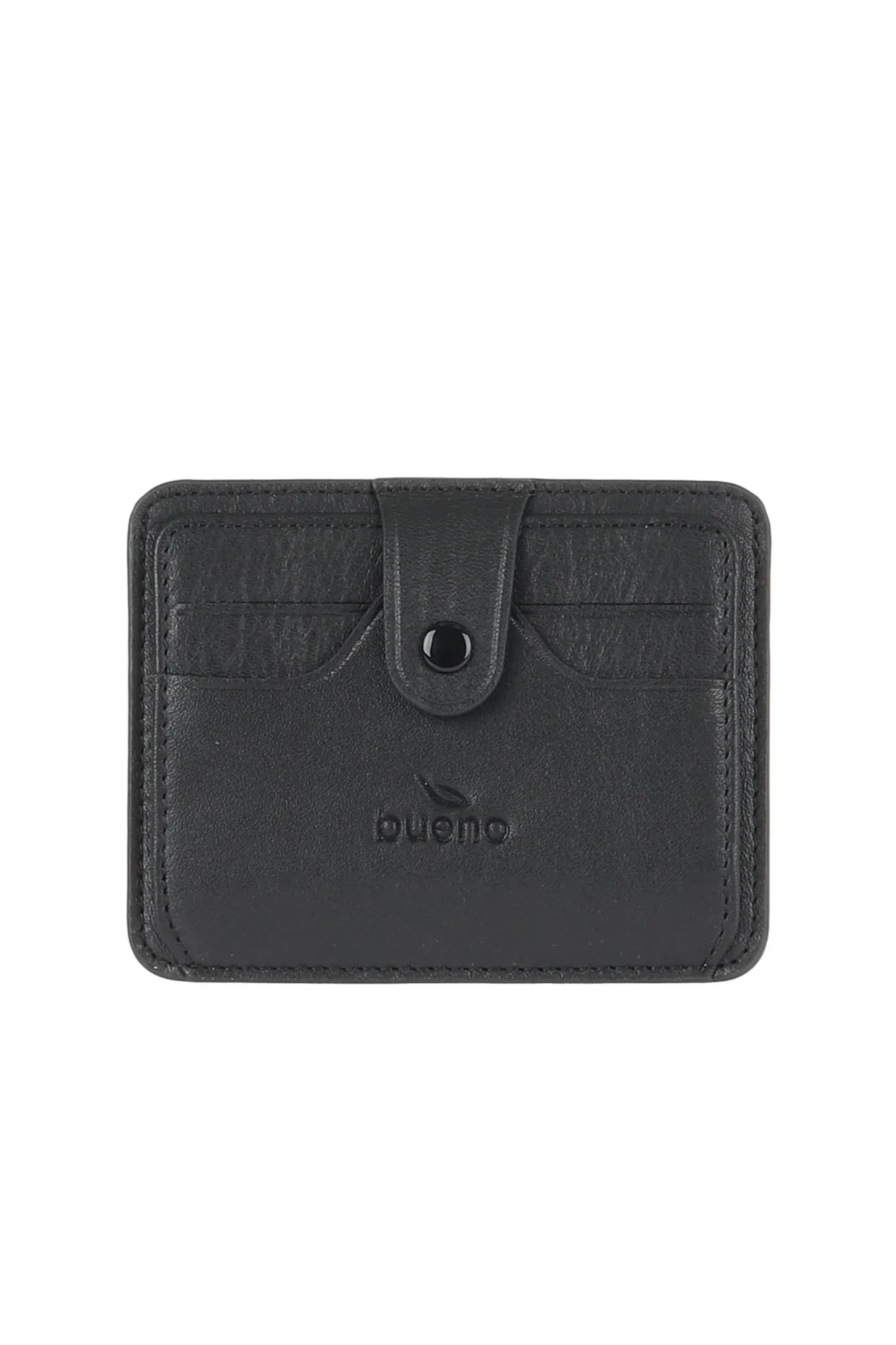 Siyah Deri Unisex Kartlık