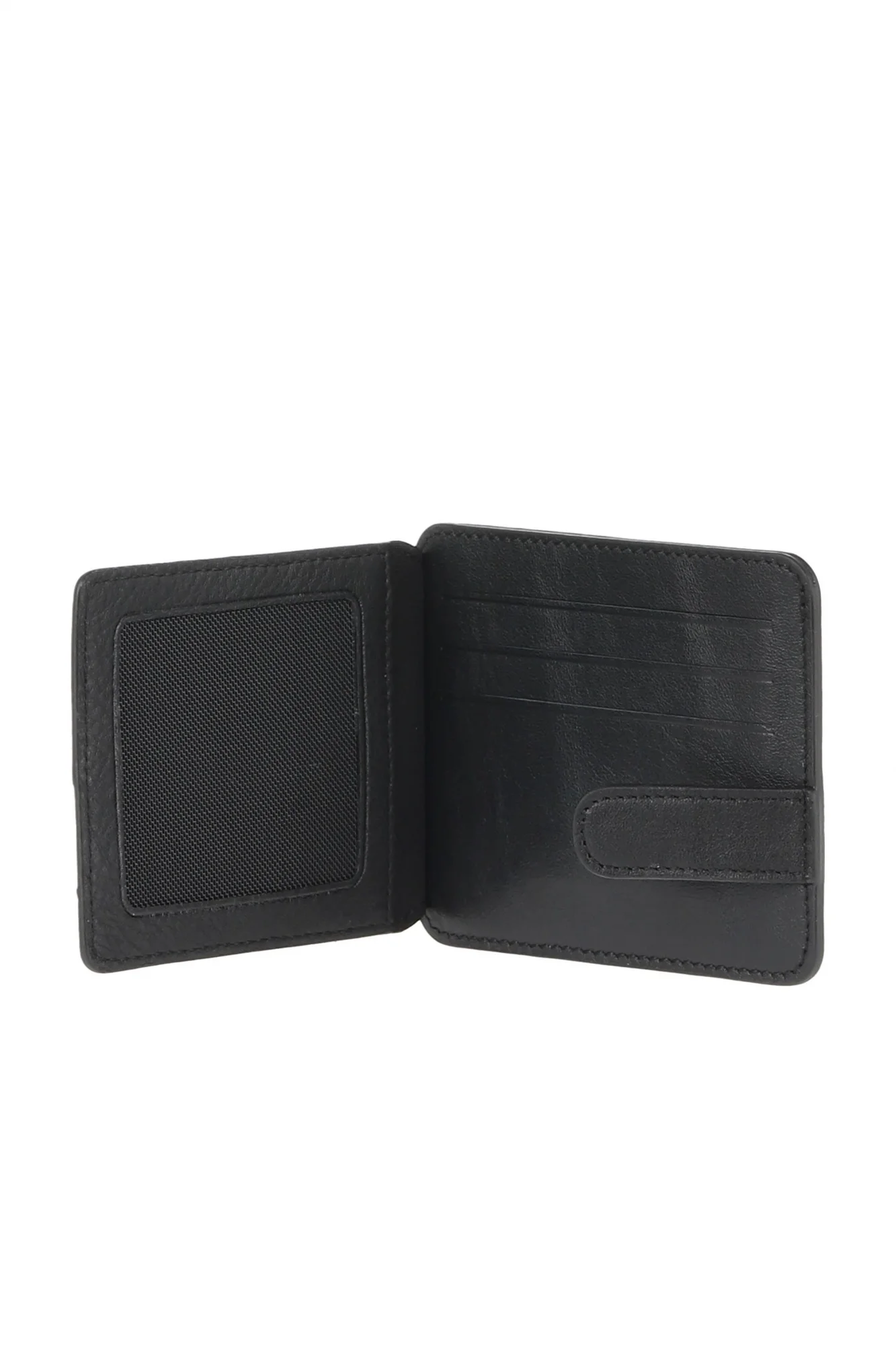 Siyah Deri Unisex Kartlık