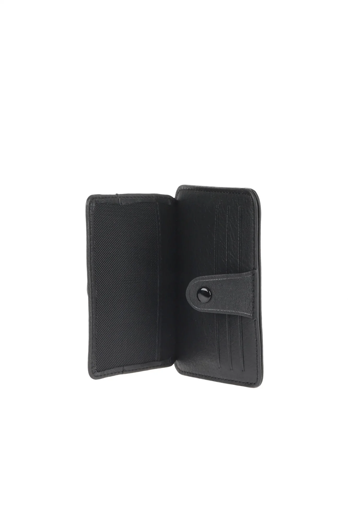 Siyah Deri Unisex Kartlık