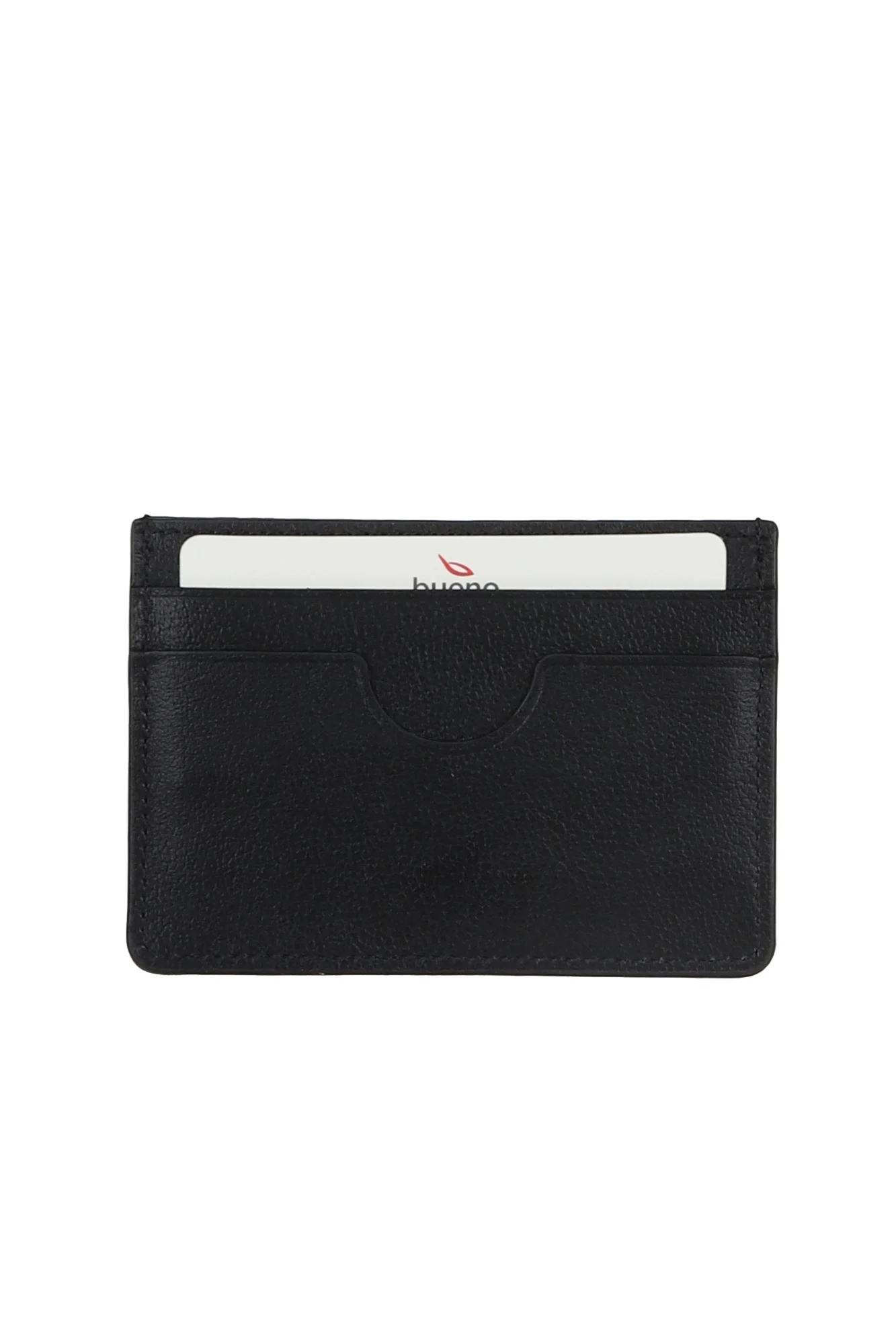 Siyah Deri Unisex Kartlık