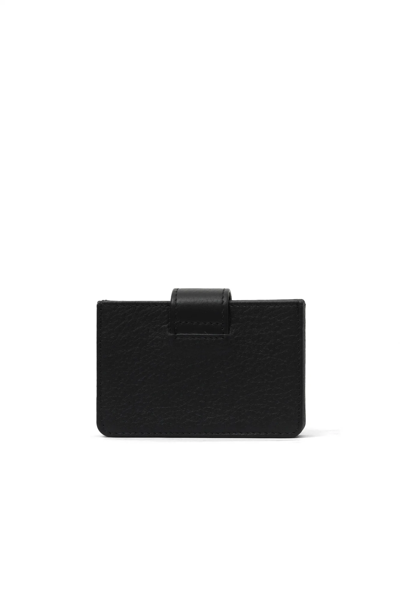 Siyah Deri Unisex Kartlık