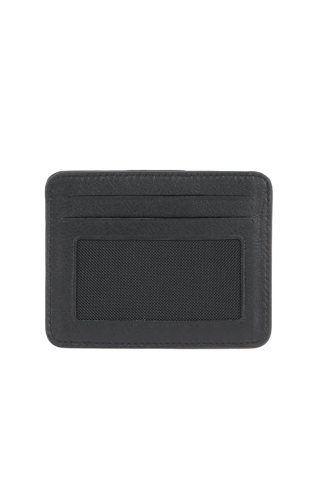 Siyah Deri Unisex Kartlık