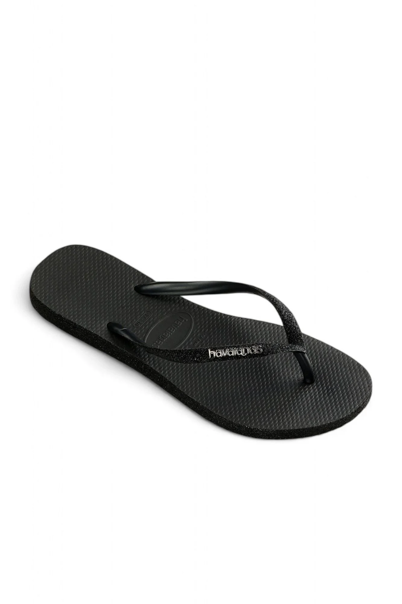 Siyah Havaianas Havaianas Metal Logolu Kadın Terlik