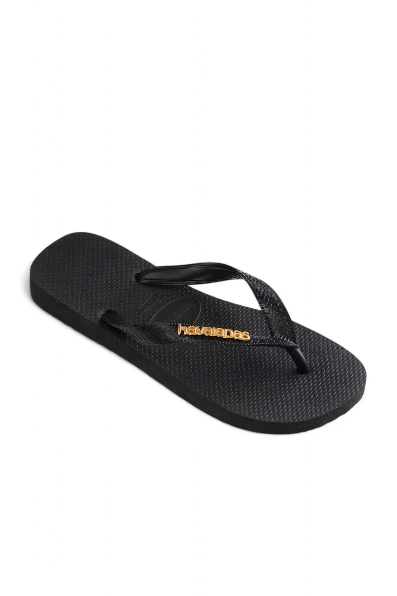 Siyah Havaianas Havaianas Metal Logolu Kadın Terlik