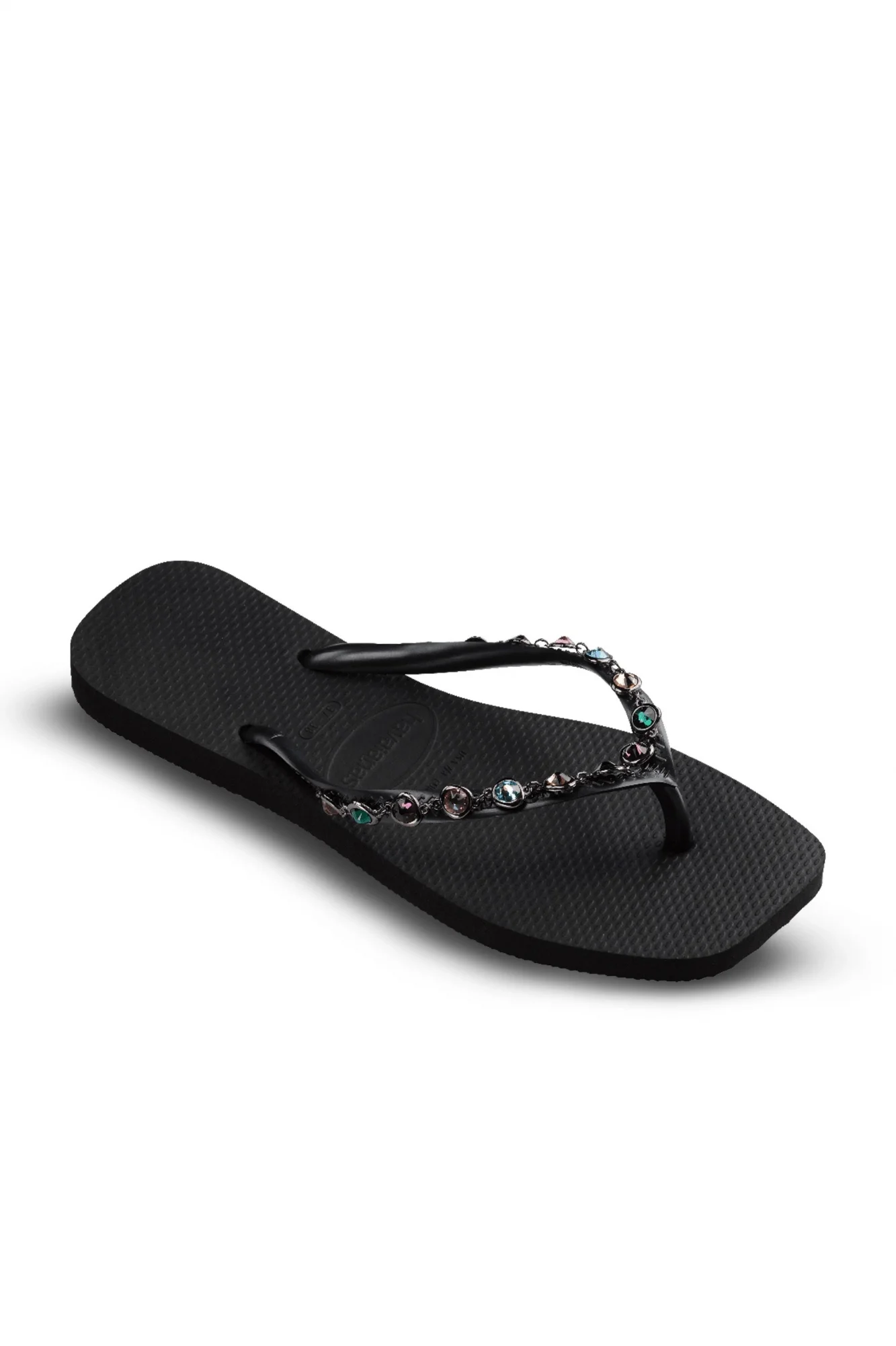 Siyah Havaianas Havaianas Slim Square Luxury Kadın Terlik