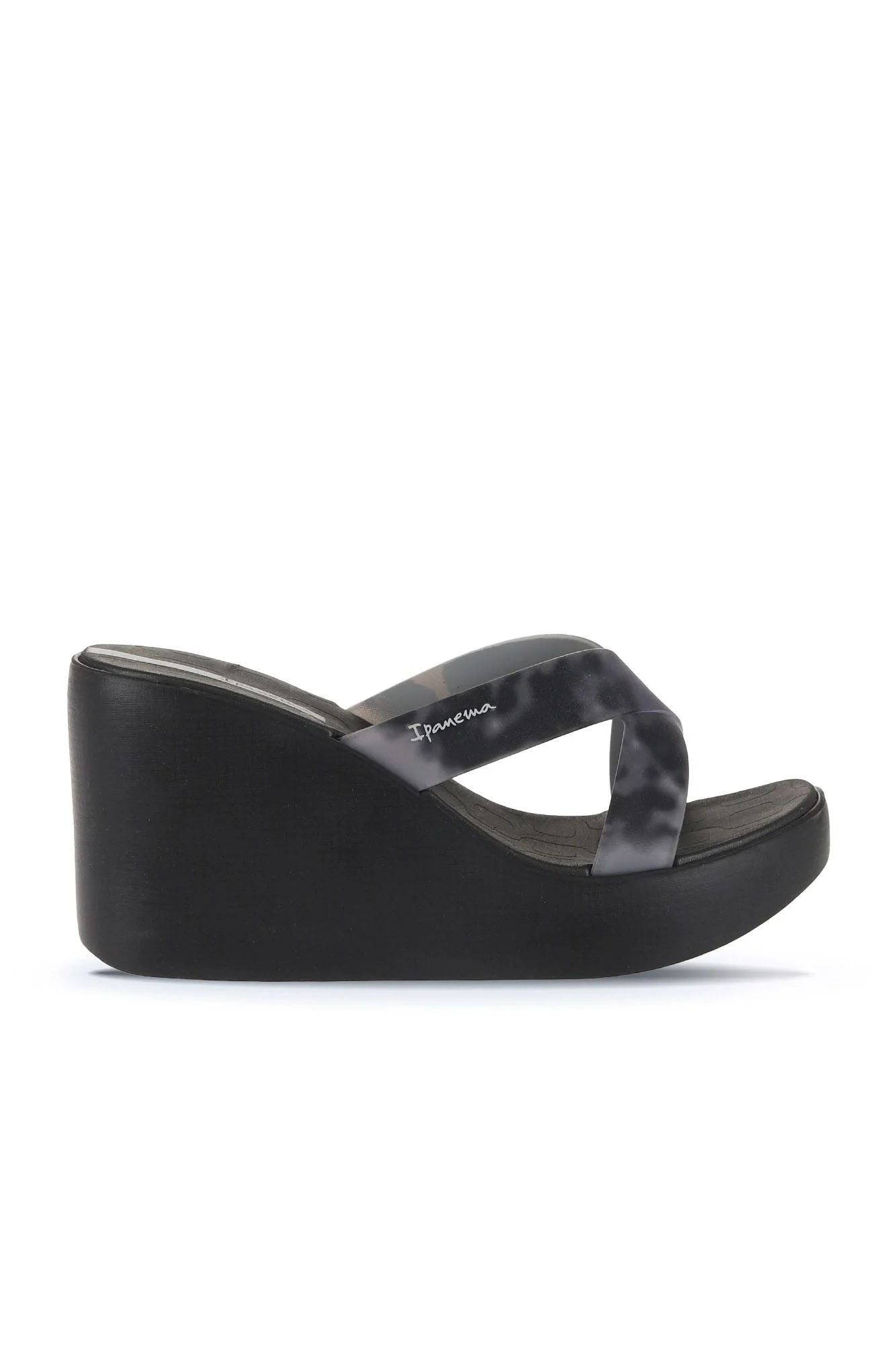 Siyah Ip Ipanema High Fashion Slide Kadın