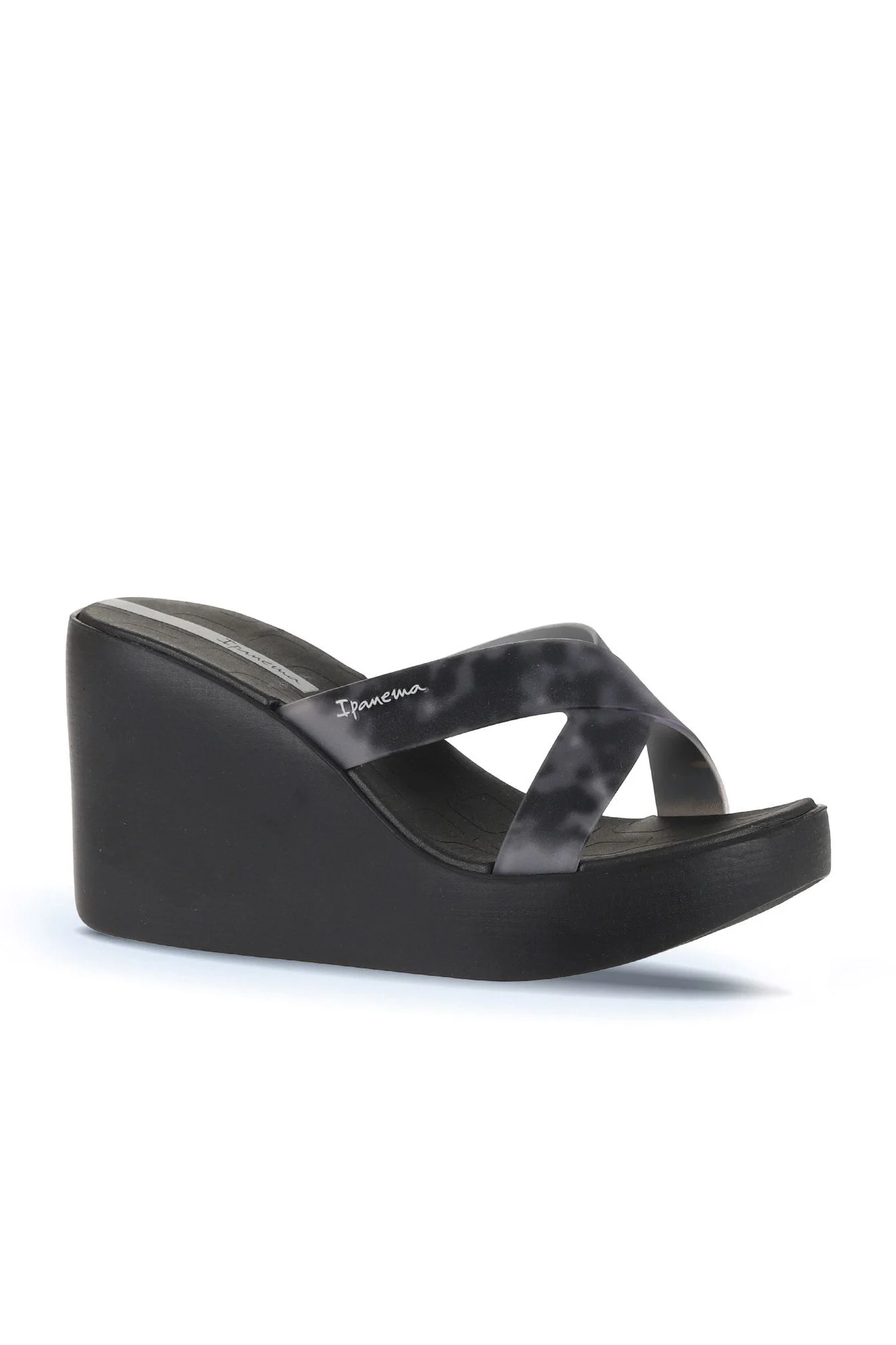 Siyah Ip Ipanema High Fashion Slide Kadın