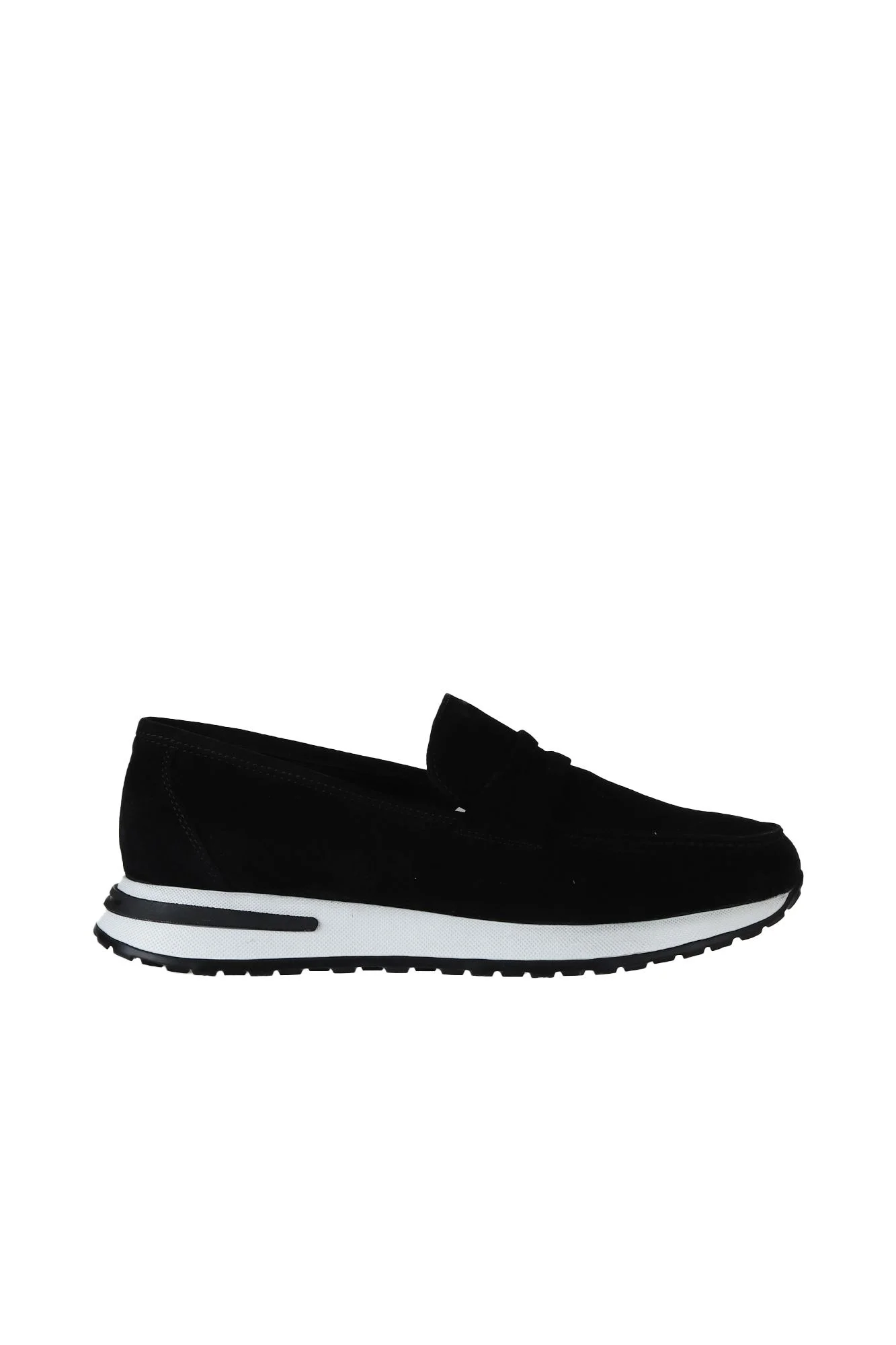 Siyah Süet Erkek Loafer